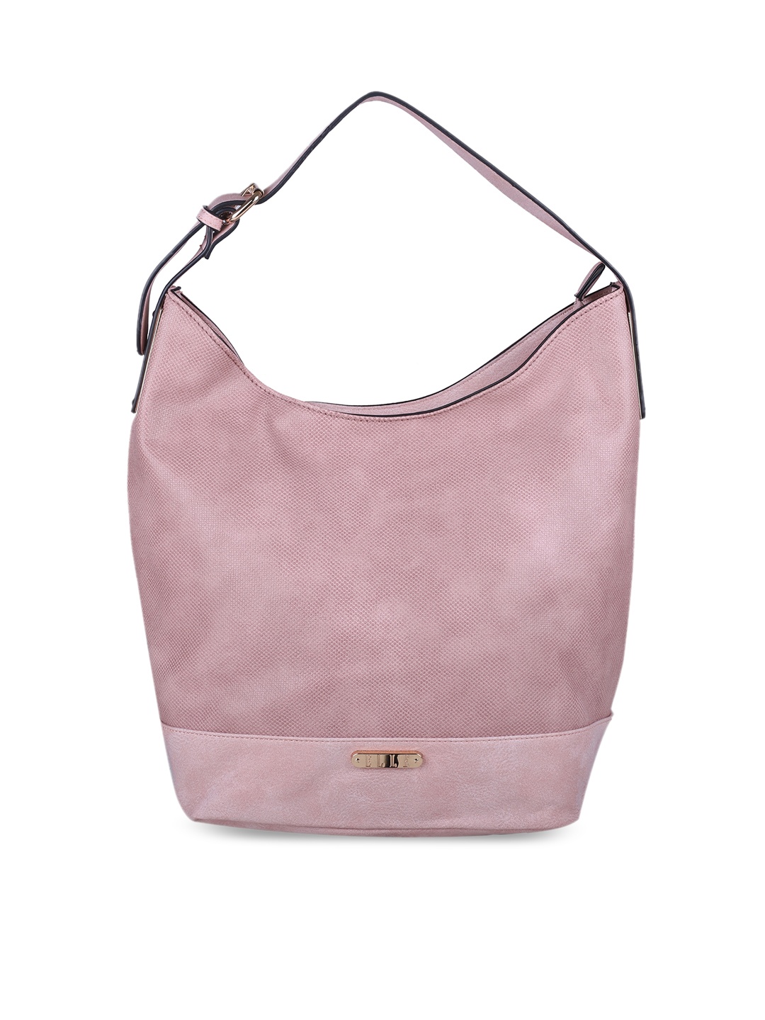 

ELLE Pink Solid Hobo Bag