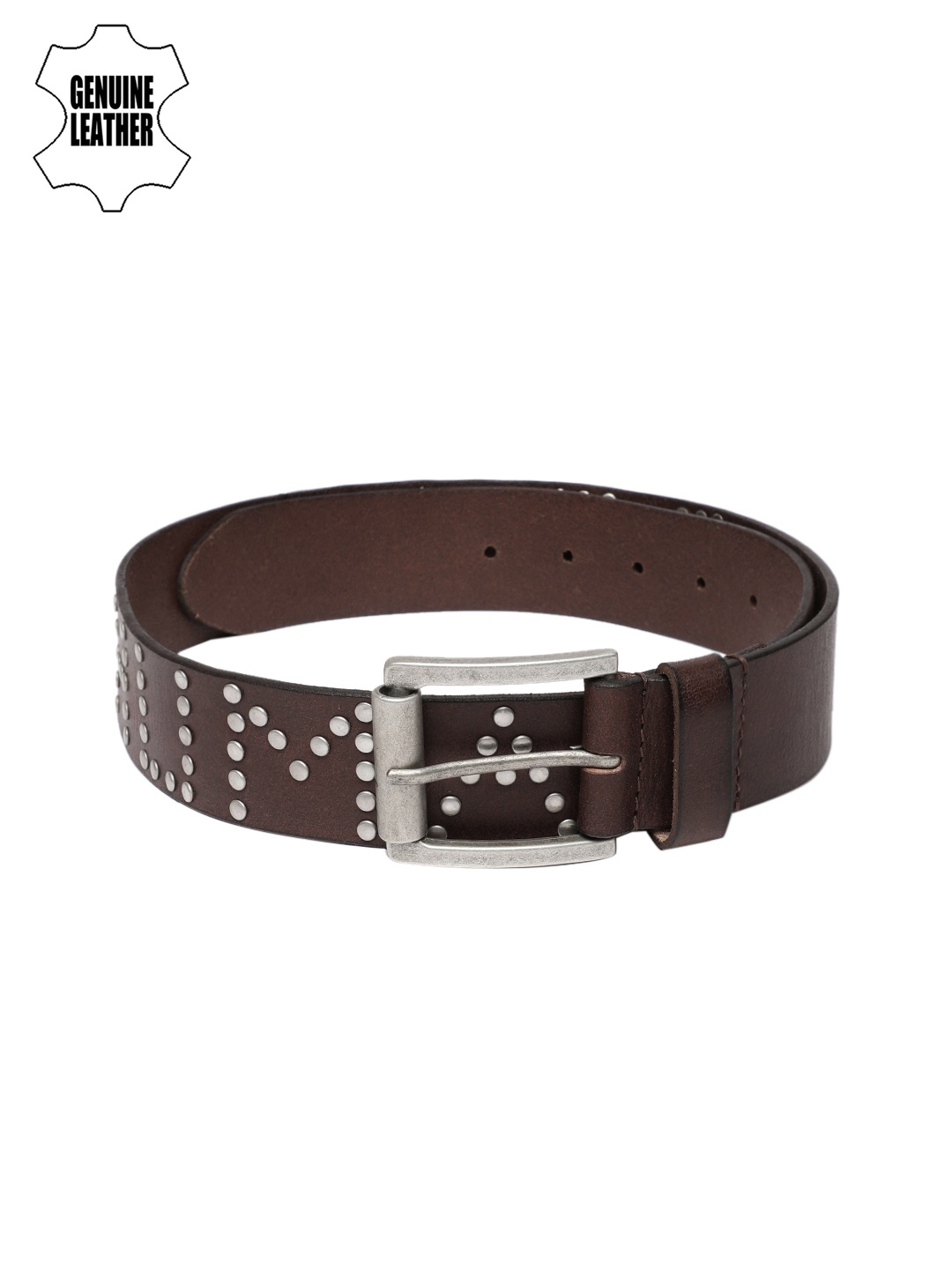 

Being Human Men Brown Embellished Belt