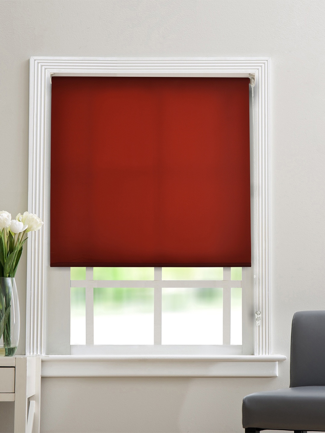 

Deco Window Polyester Roller Blind 60"x84" - Red