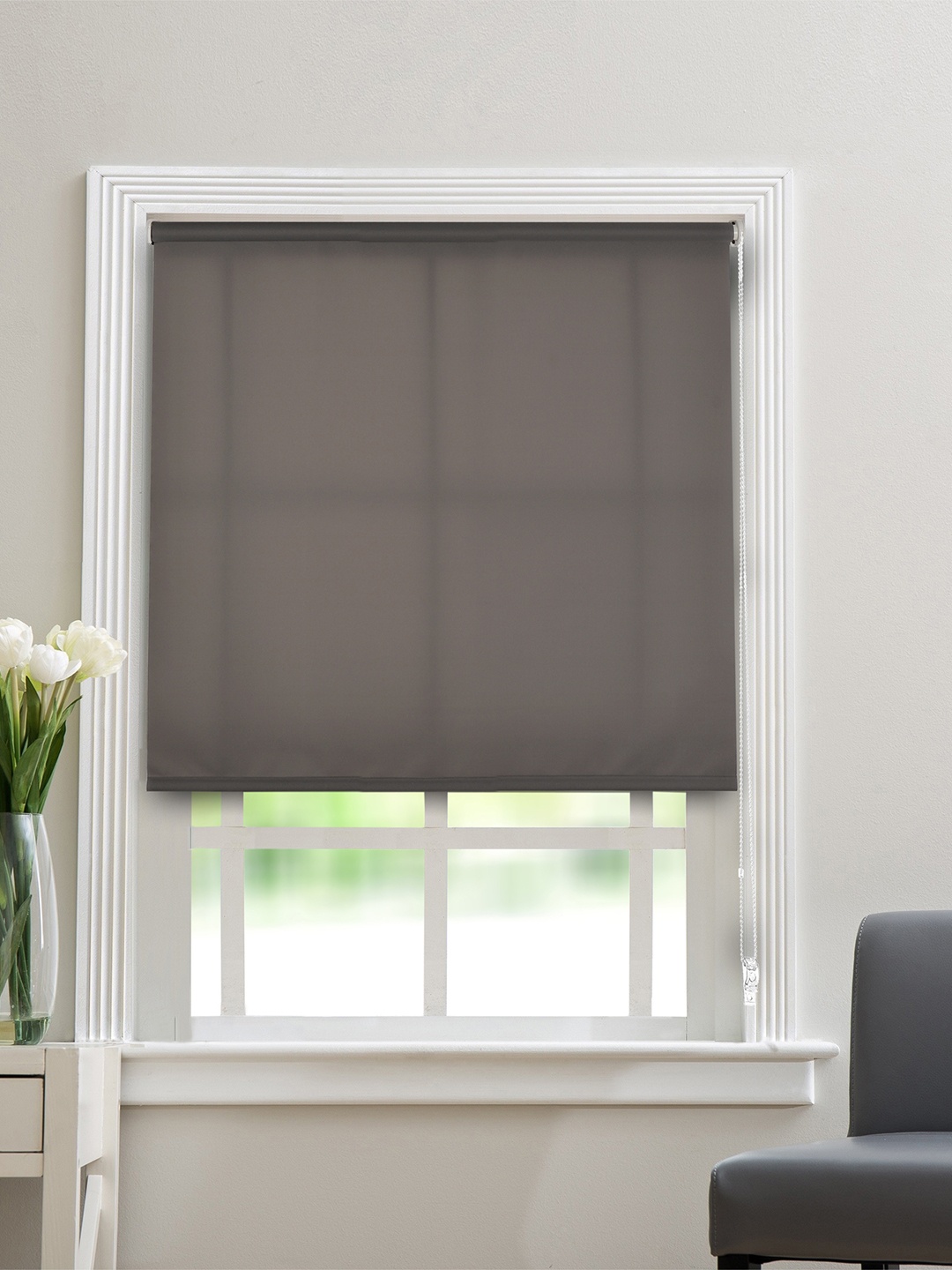 

Deco Window Polyester Blend Roller Blind 36"x84" Grey