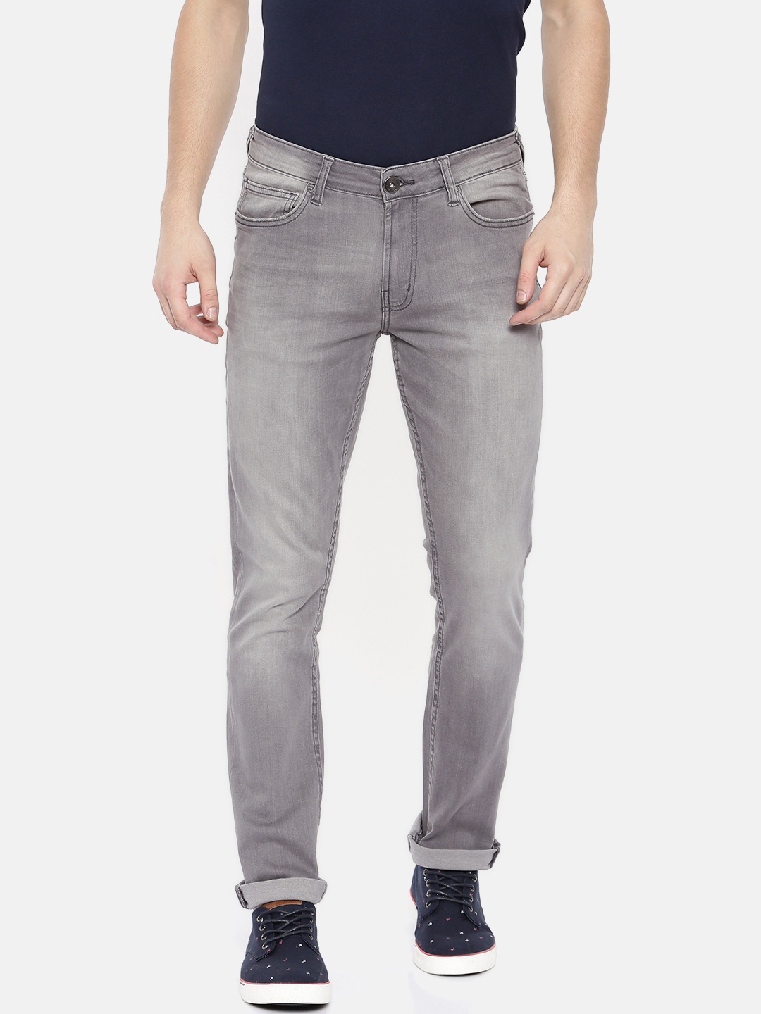 

Pepe Jeans Men Grey Skinny Fit Low-Rise Clean Look Stretchable Jeans