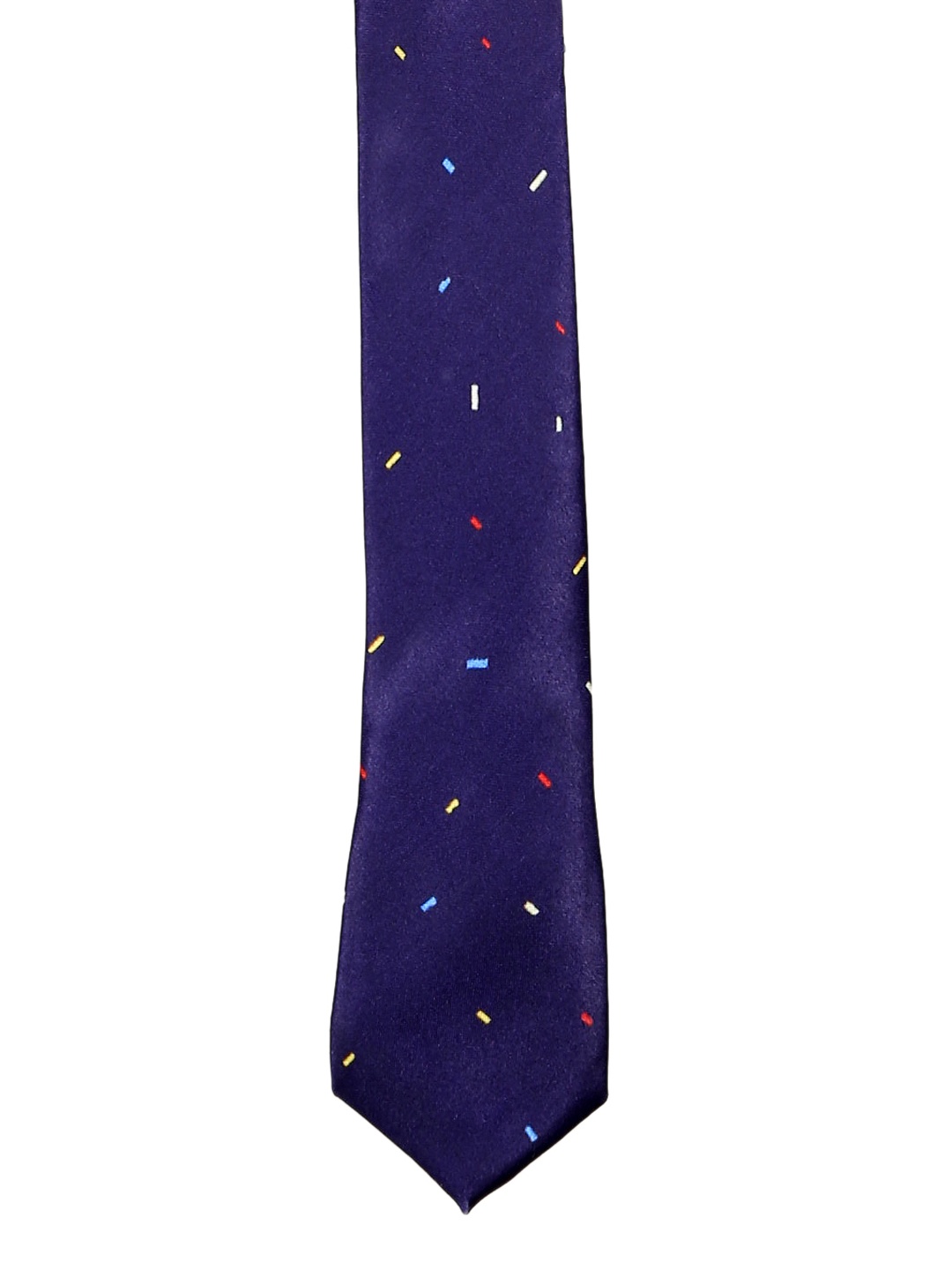 

Blacksmith Blue Printed Skinny Tie