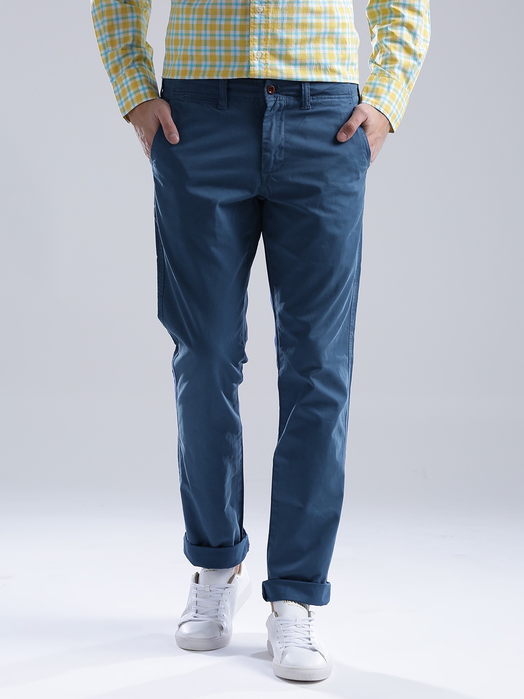 

GANT Blue Soho Narrow Fit Chino Trousers