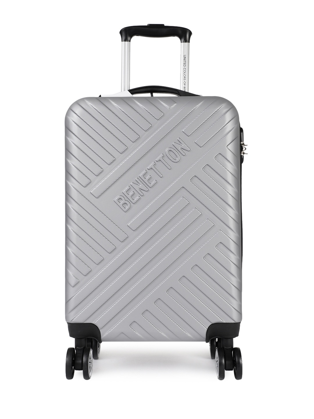 

United Colors of Benetton Unisex Grey Cabin Trolley Bag