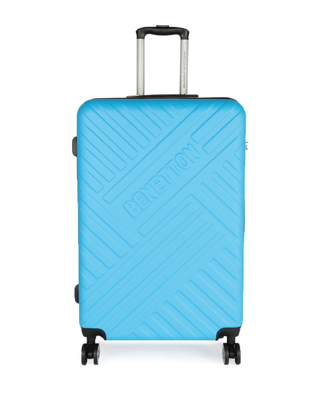 

United Colors of Benetton Unisex Blue Large Strolley Suitcase