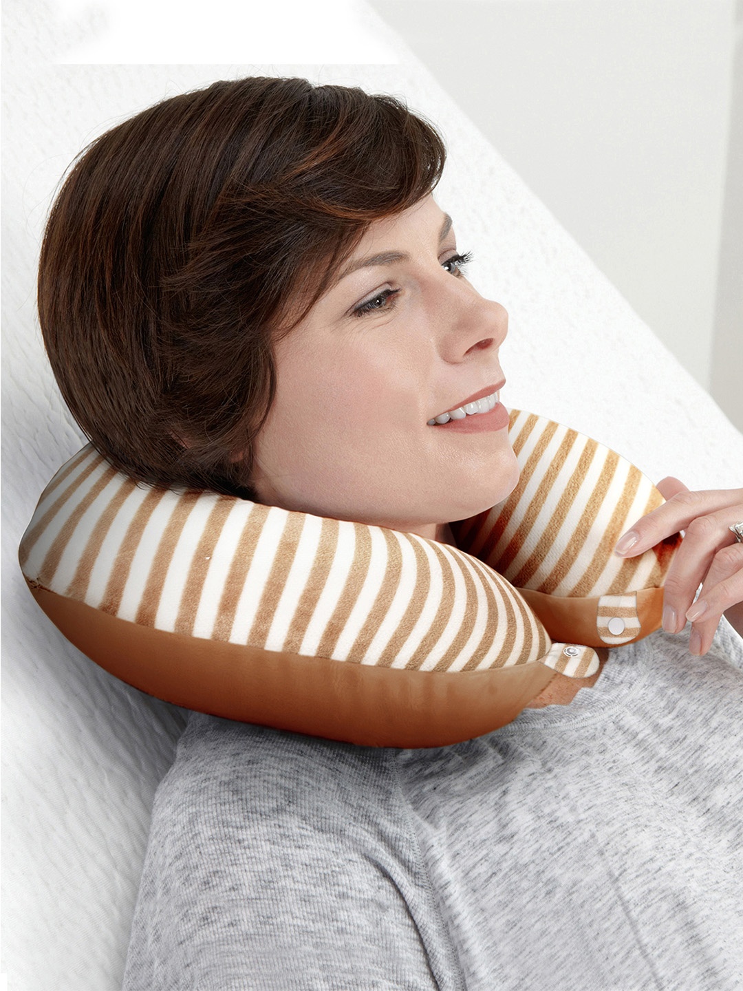 

Story@home Unisex Brown Travel Neck Pillow