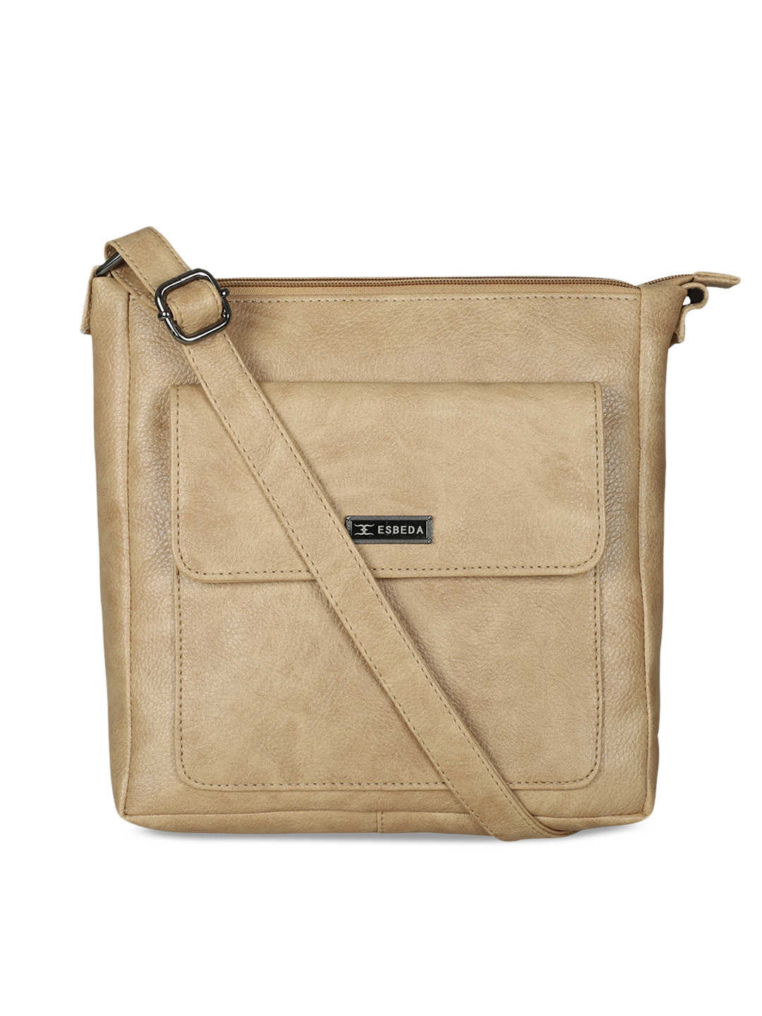 

ESBEDA Beige Solid Sling Bag