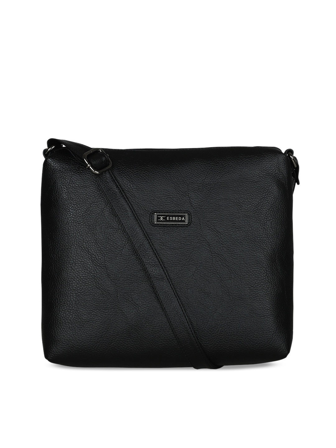 

ESBEDA Black Solid Sling Bag