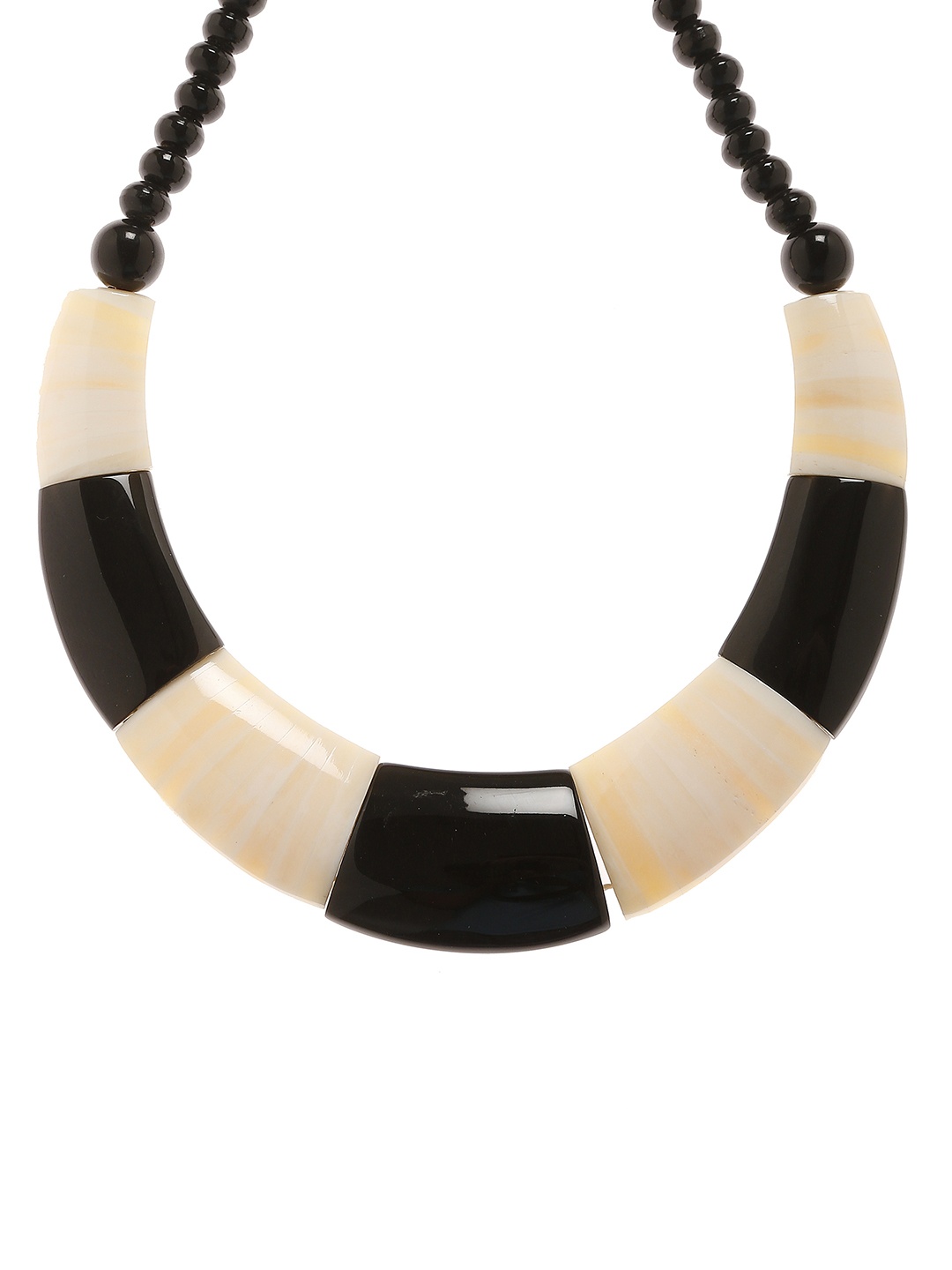 

Bamboo Tree Jewels Black Brass Handcrafted Necklace