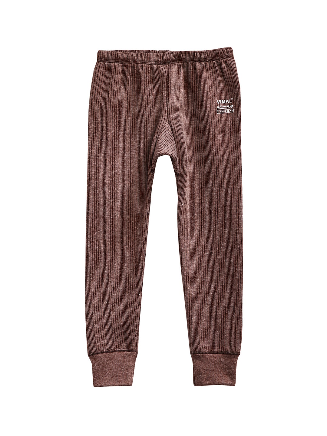 

VIMAL JONNEY Boys Brown Thermal Bottoms