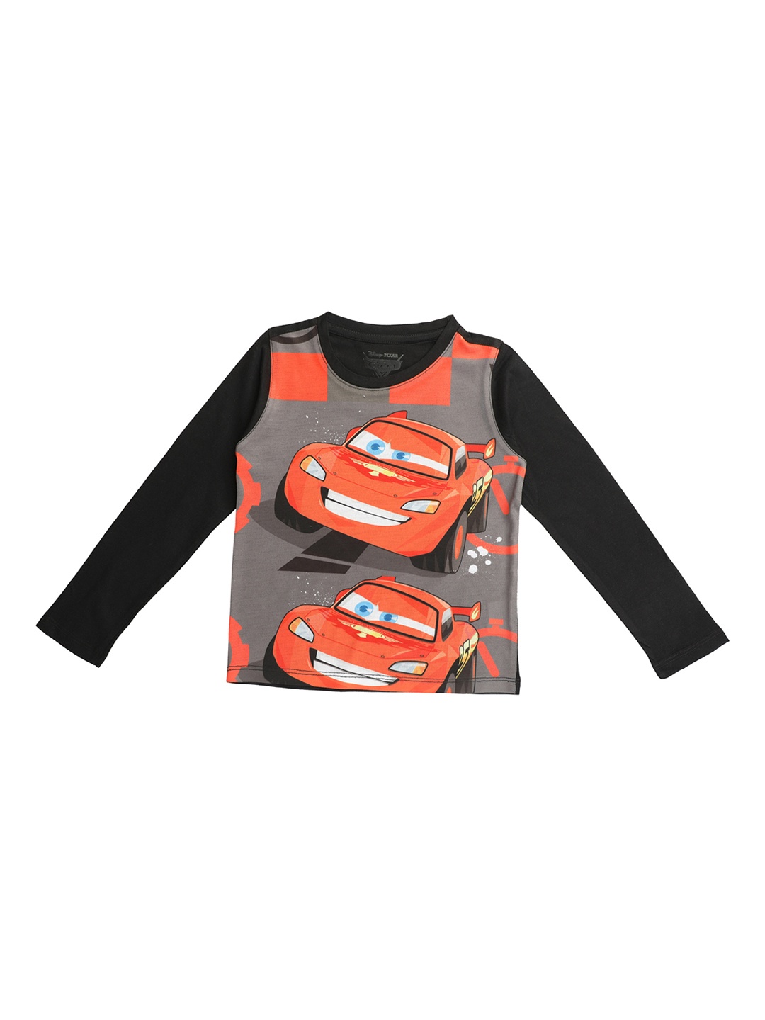 

Disney by Wear Your Mind Boys Grey Printed Round Neck T-shirt