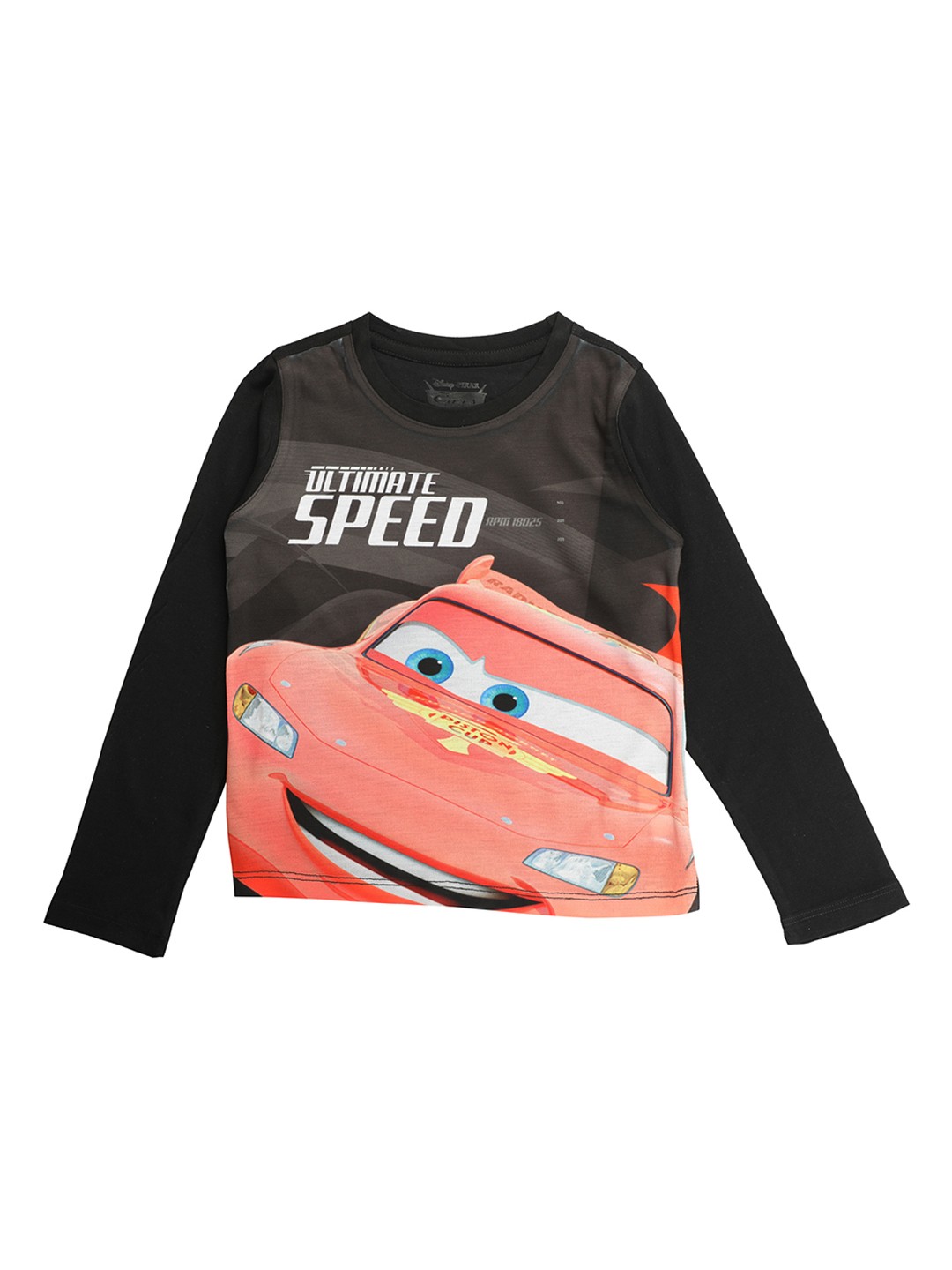

Disney by Wear Your Mind Boys Grey & Red Printed Round Neck T-shirt