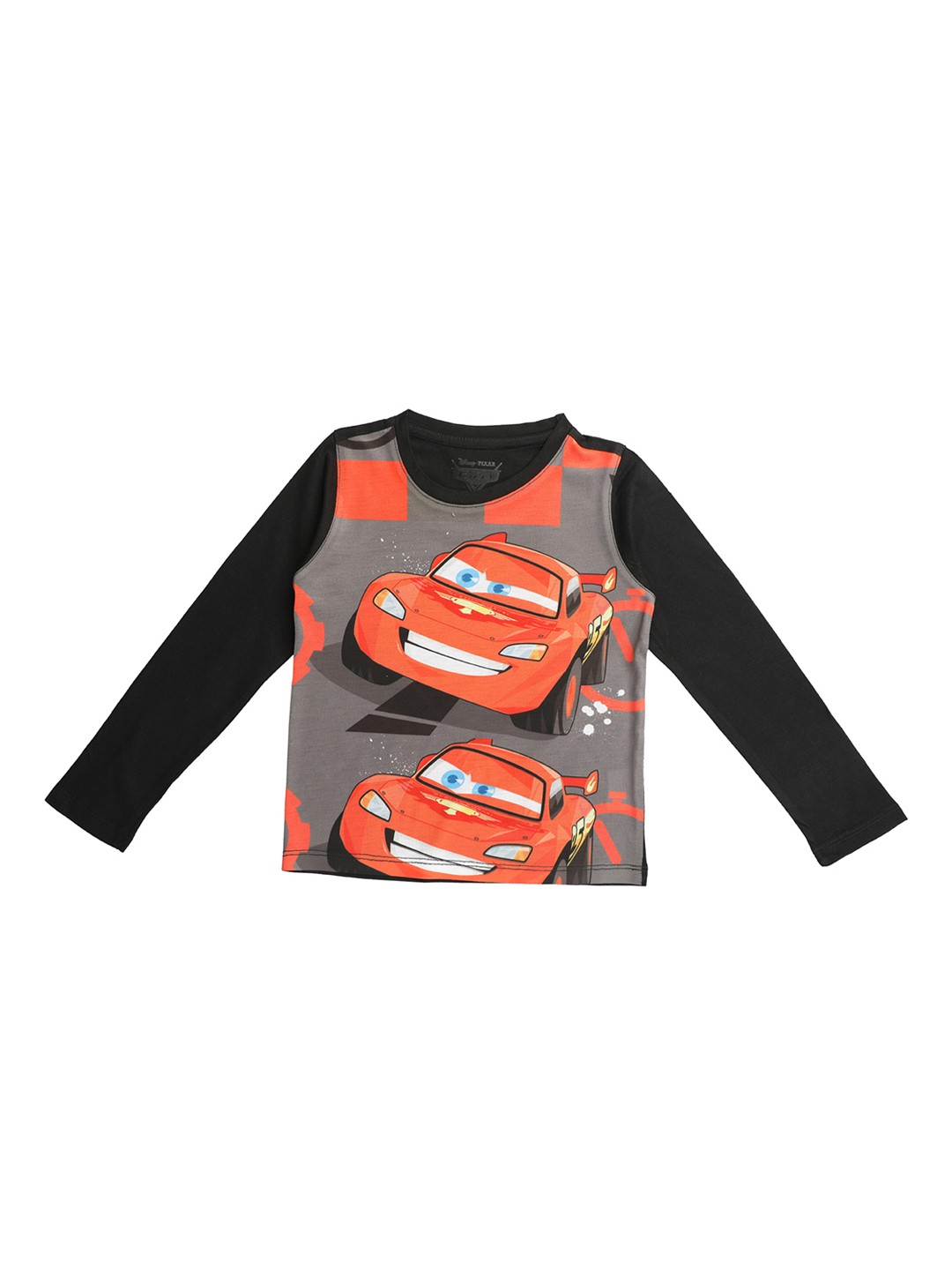 

Disney by Wear Your Mind Boys Grey & Red Printed Round Neck T-shirt