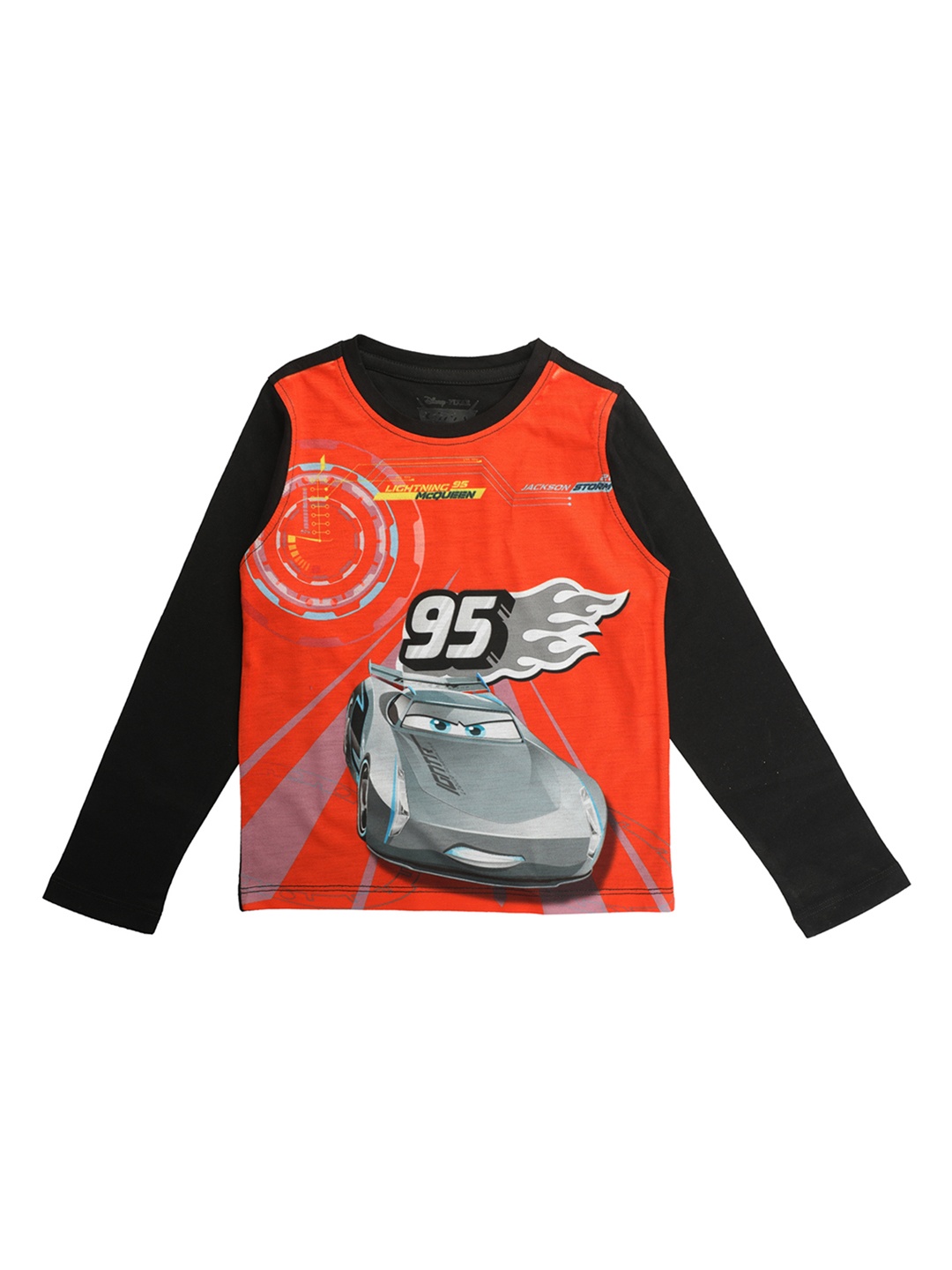 

Disney by Wear Your Mind Boys Red Printed Round Neck T-shirt