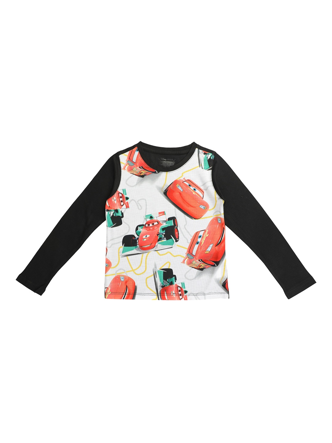 

Disney by Wear Your Mind Boys Grey Printed Round Neck T-shirt