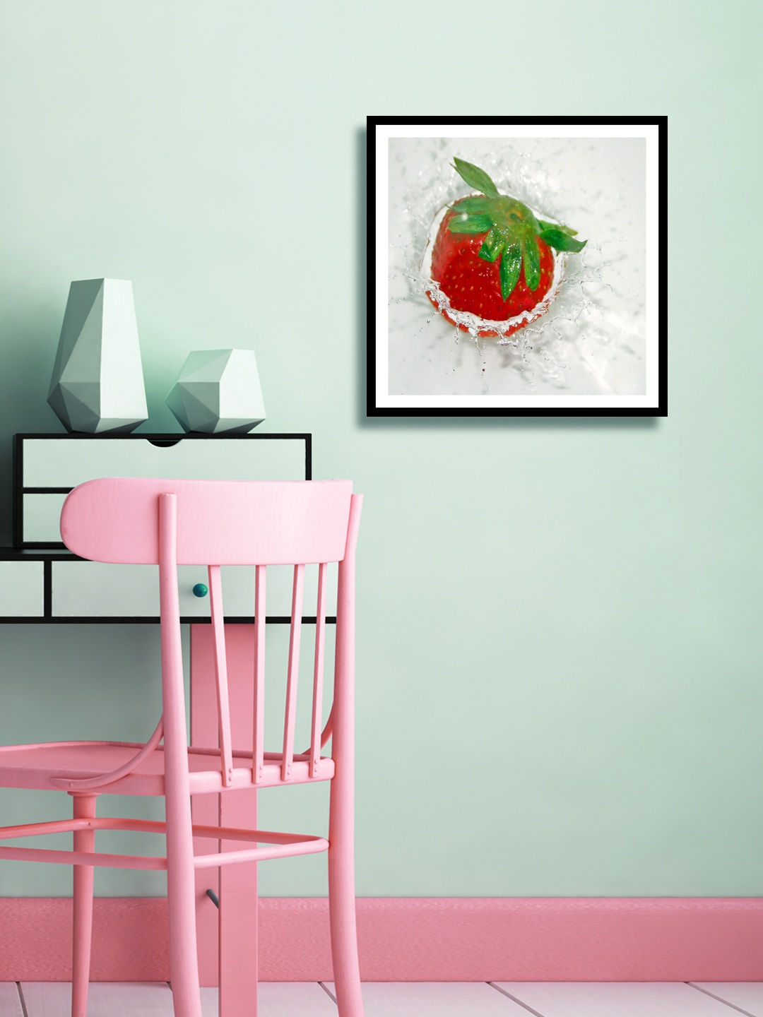 

999Store Multicoloured Cherry Wall Painting, Multi