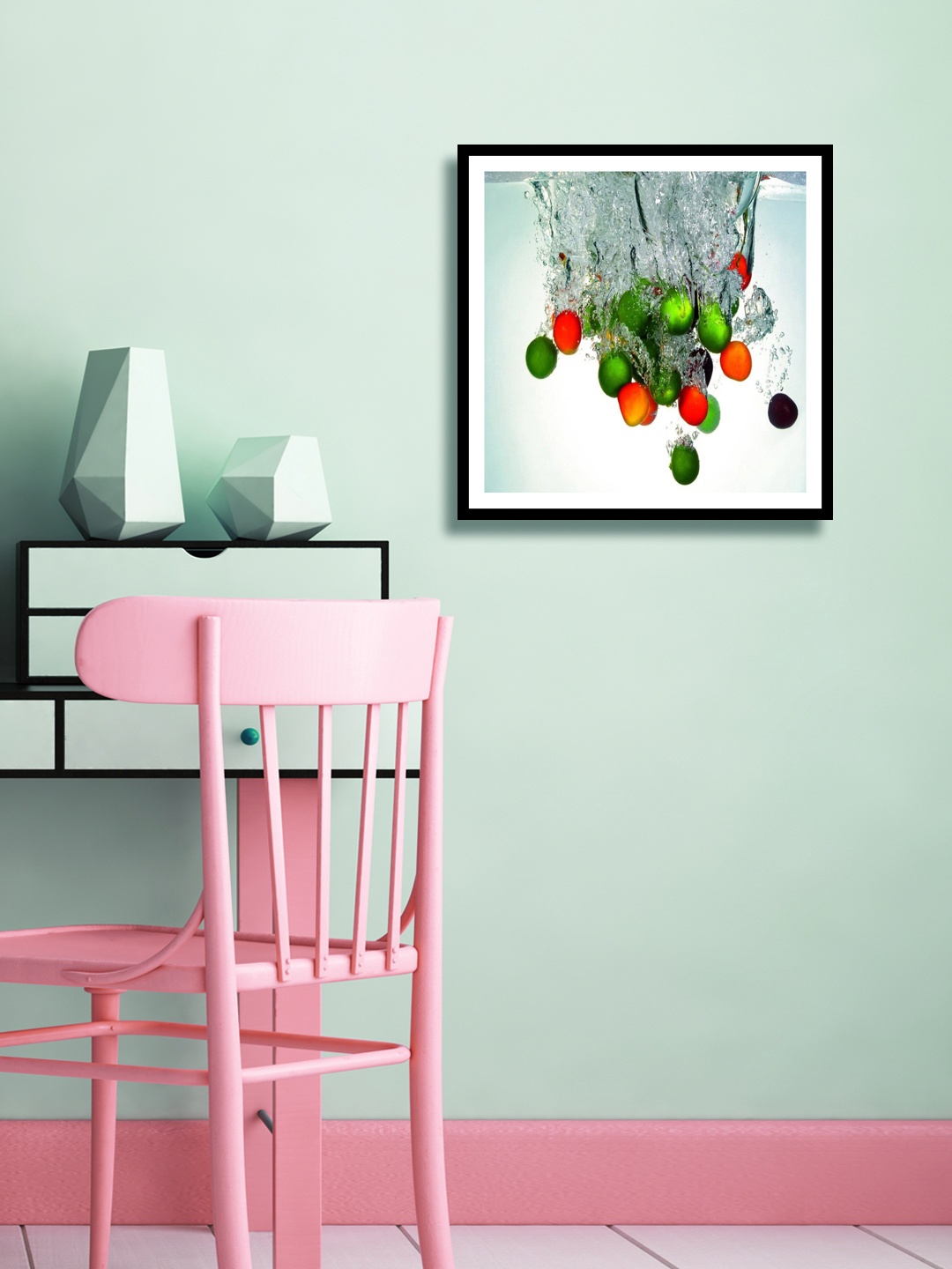 

999Store Multicoloured Berries Wall Painting, Multi