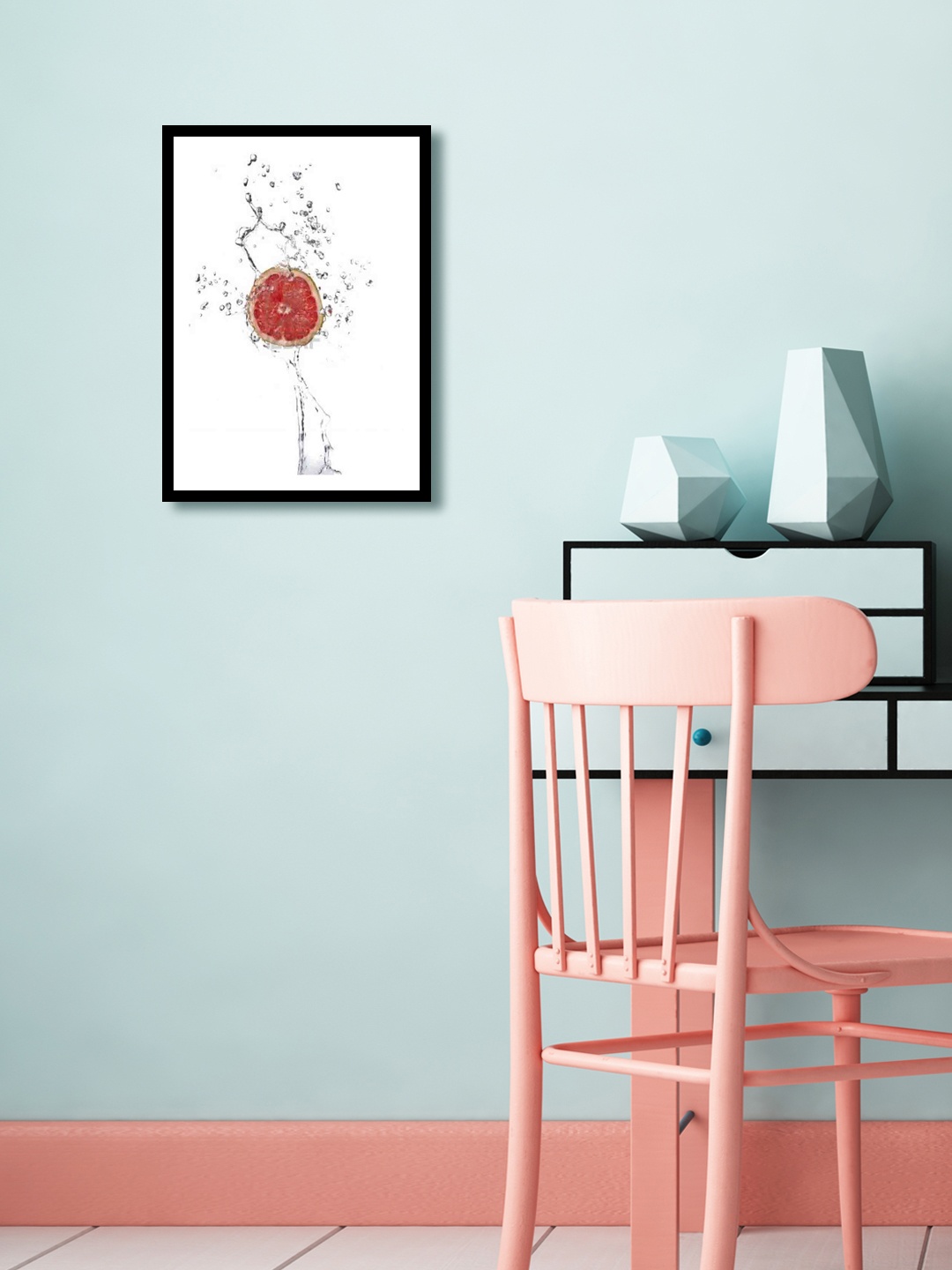 

999Store Multicoloured Orange Wall Painting, Multi
