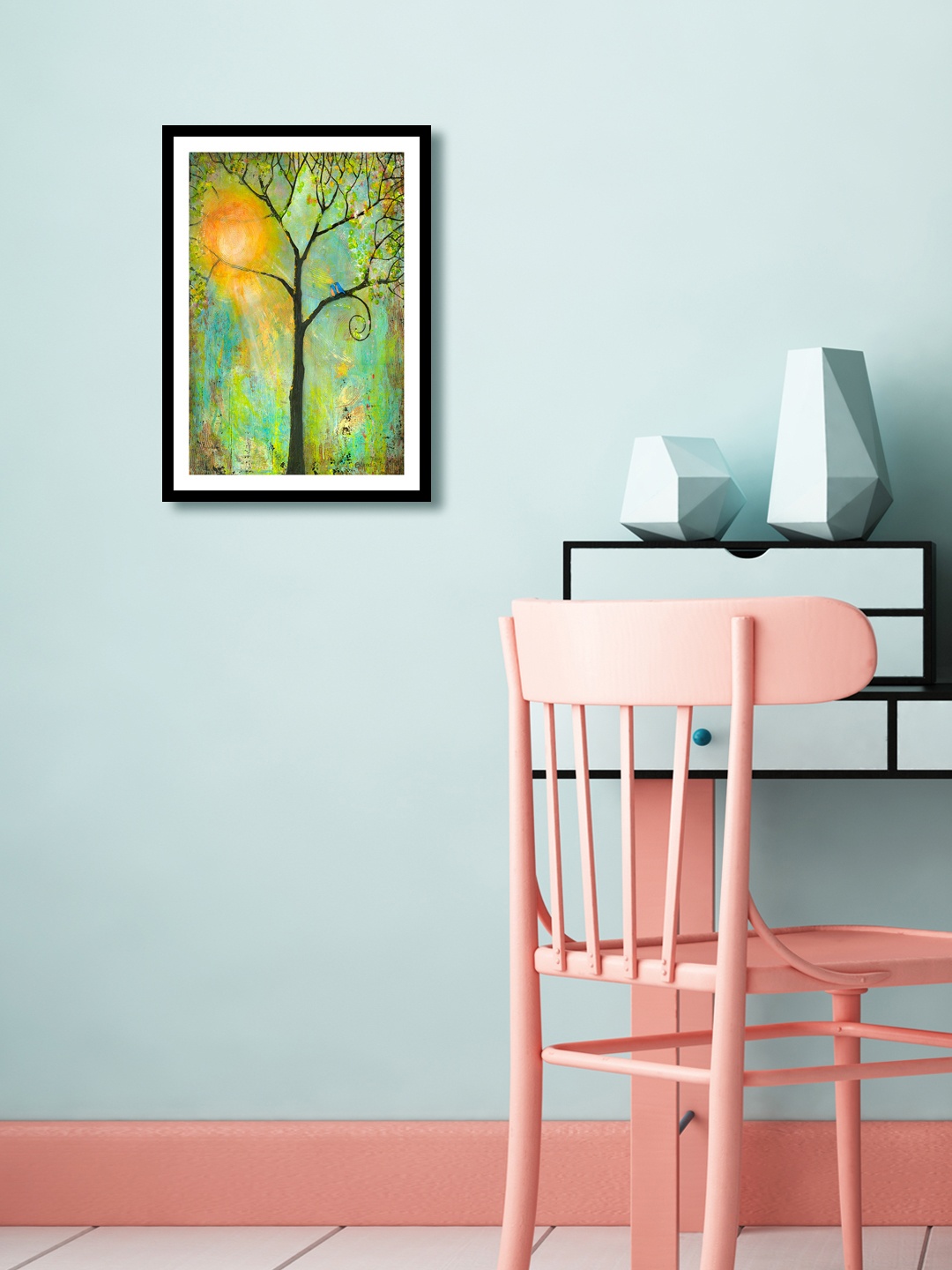 

999Store Multicoloured Hand-Painted Wall Painting, Multi