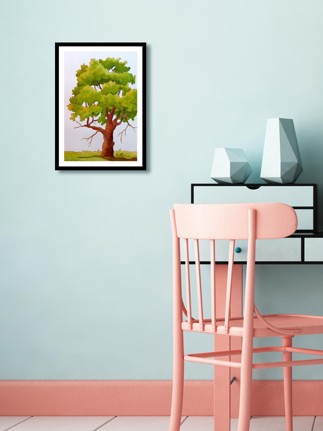 

999Store Multicoloured Hand-Painted Wall Painting, Multi