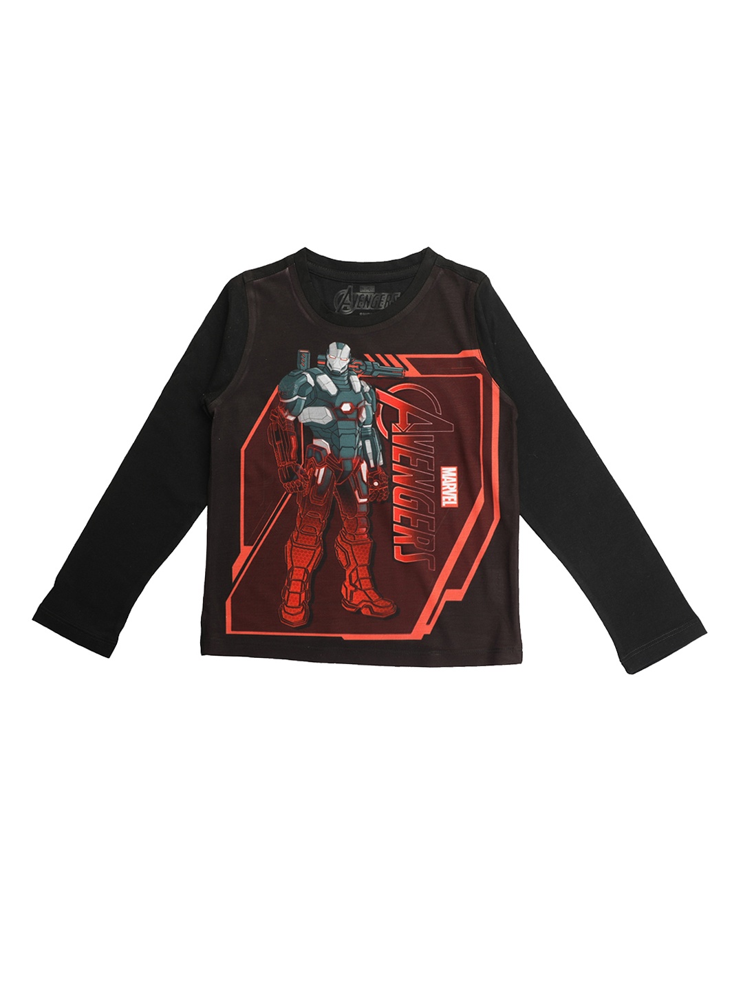 

Marvel by Wear Your Mind Boys Black Printed Round Neck T-shirt