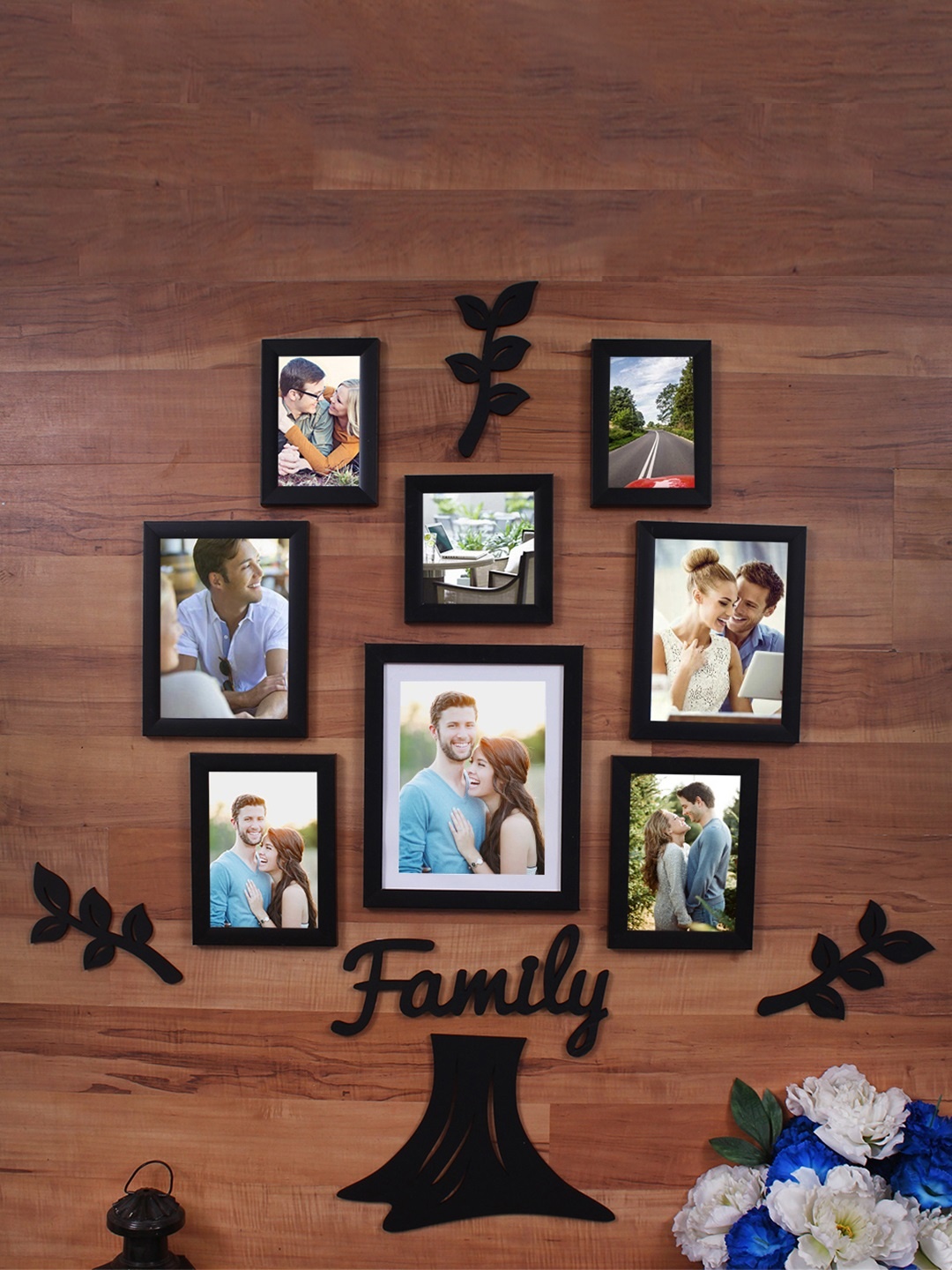 

Art Street Black Set of 8 Photo Frames