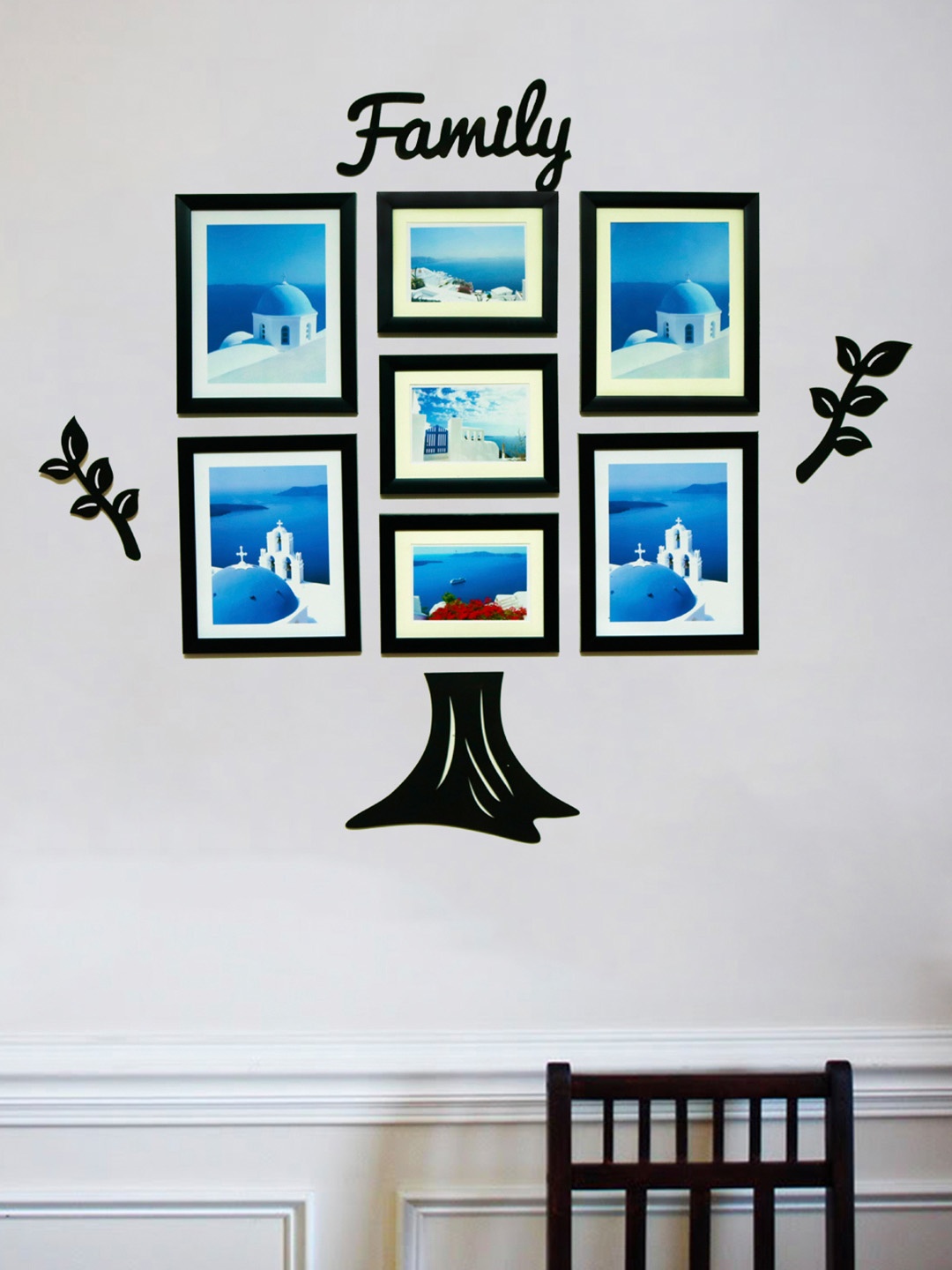 

Art Street Black Set of 7 Photo Frames
