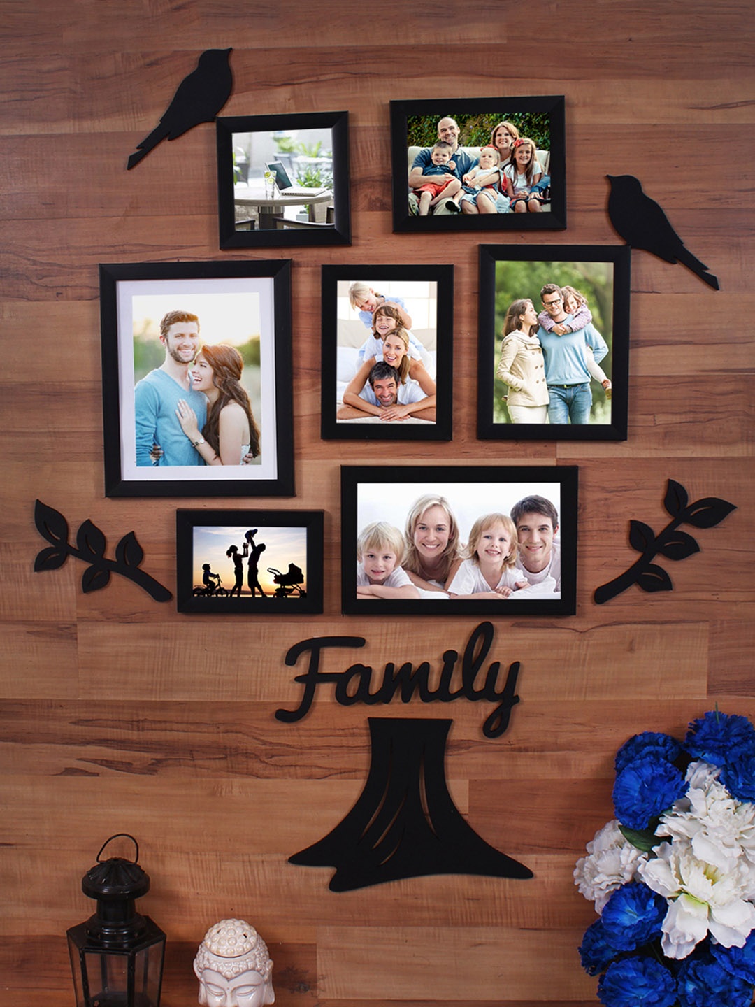 

Art Street Set of 7 Black Photo Frames