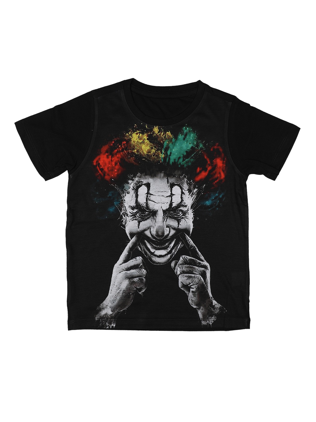 

Wear Your Mind Boys Black Printed Round Neck T-shirt