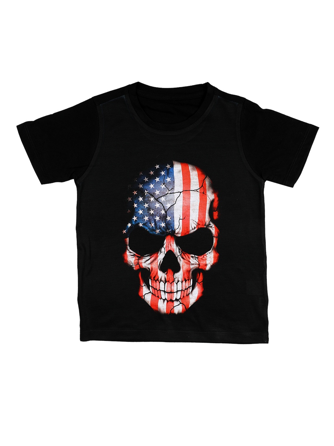 

Wear Your Mind Boys Black Printed Round Neck T-shirt