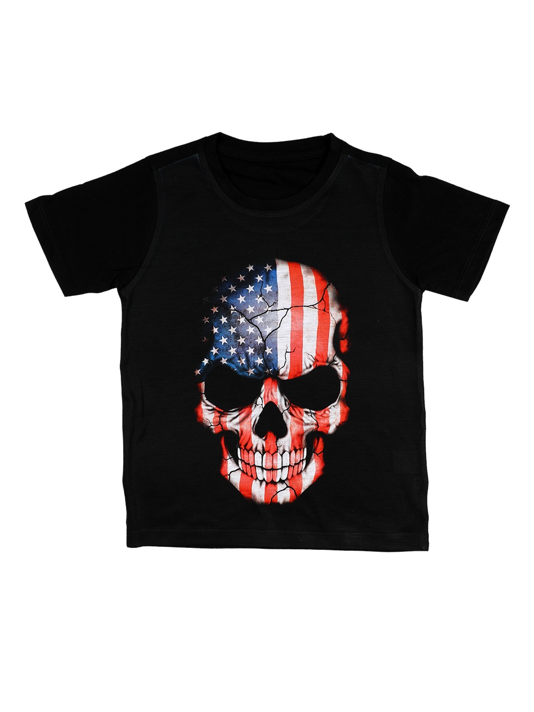 Wear Your Mind Boys Black Printed Round Neck T-shirt