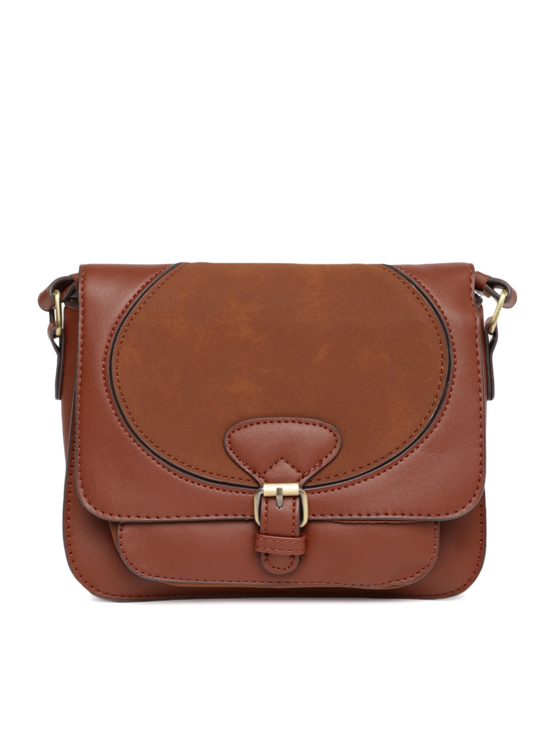 

Accessorize Tan Brown Solid Sling Bag