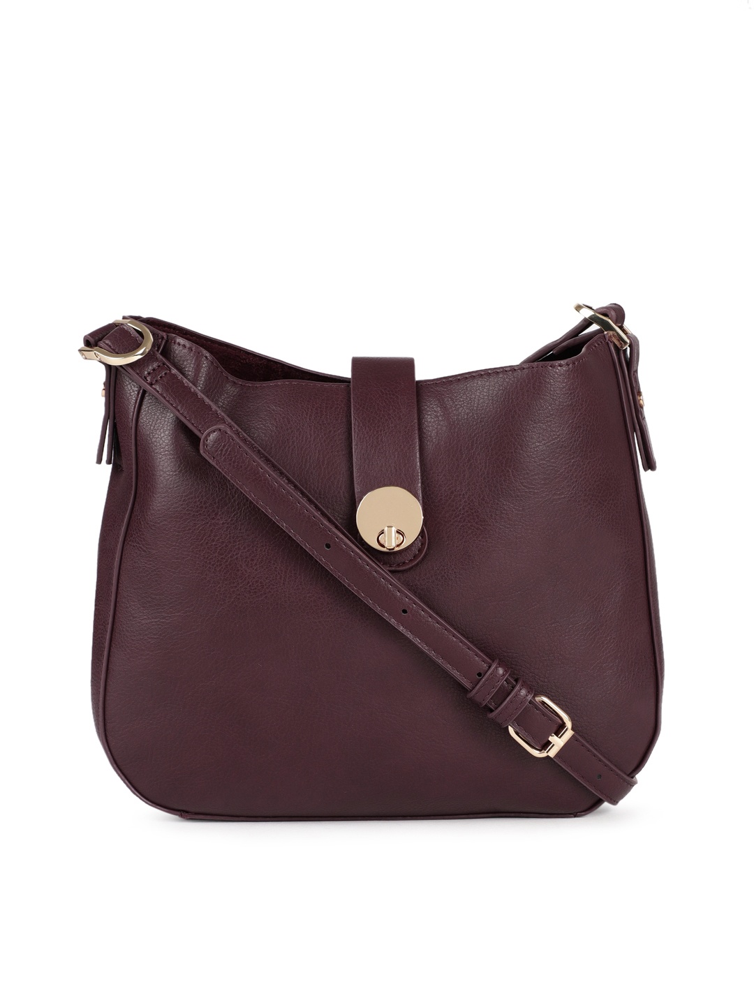 

Accessorize Burgundy Solid Sling Bag