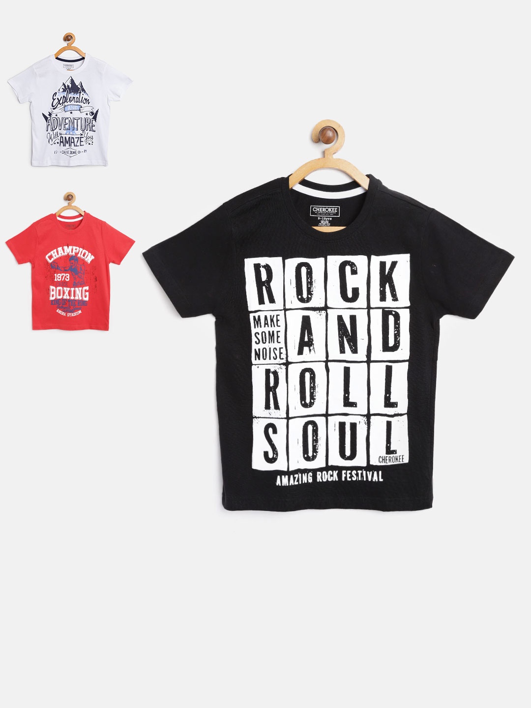

Cherokee Boys Pack of 3 Assorted T-shirts
