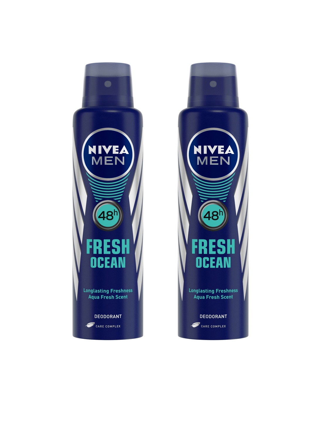 

Nivea Men Pack of 2 Fresh Ocean Original Deodorant 150 ml, Blue