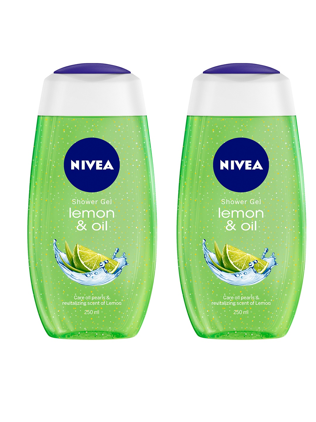 

Nivea Women Set of 2 Lemon & Oil Care Shower Gel, Green