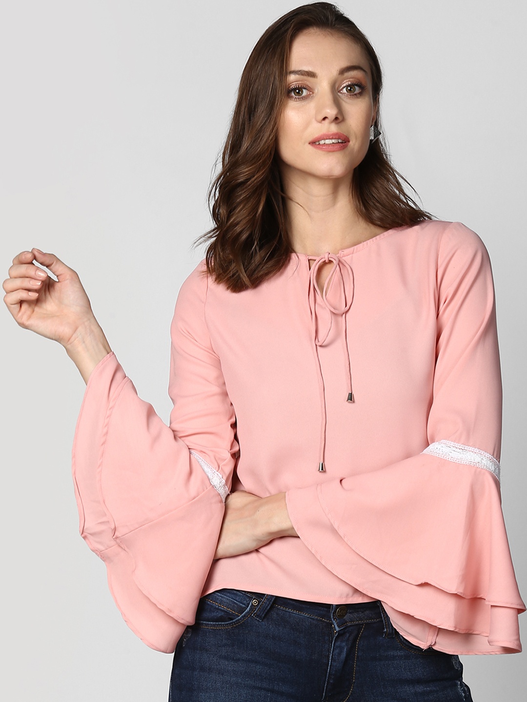 

StyleStone Women Pink Solid Top