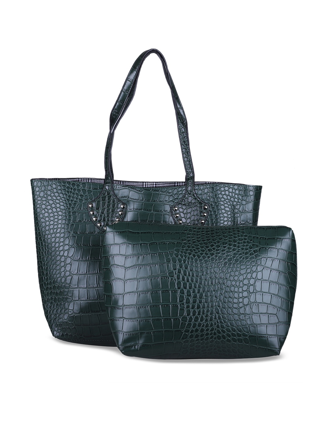 

GIORDANO Green Self Design Shoulder Bag