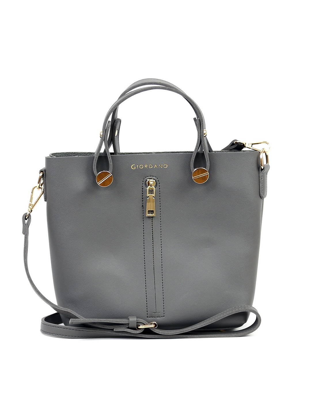 

GIORDANO Grey Solid Handheld Bag