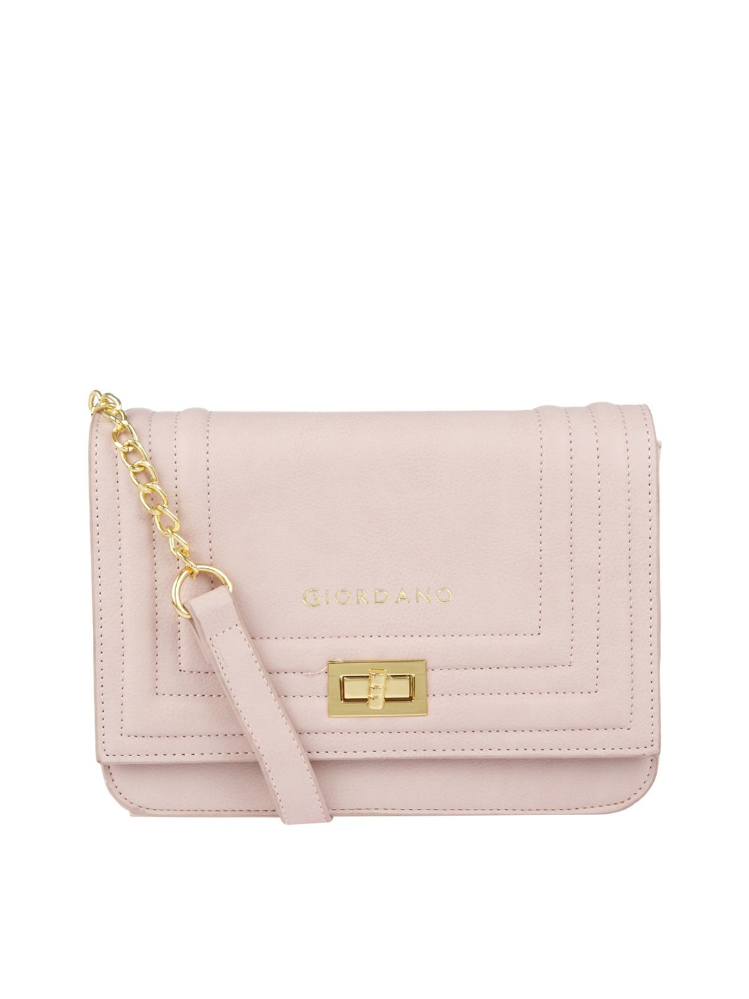 

GIORDANO Pink Textured Sling Bag