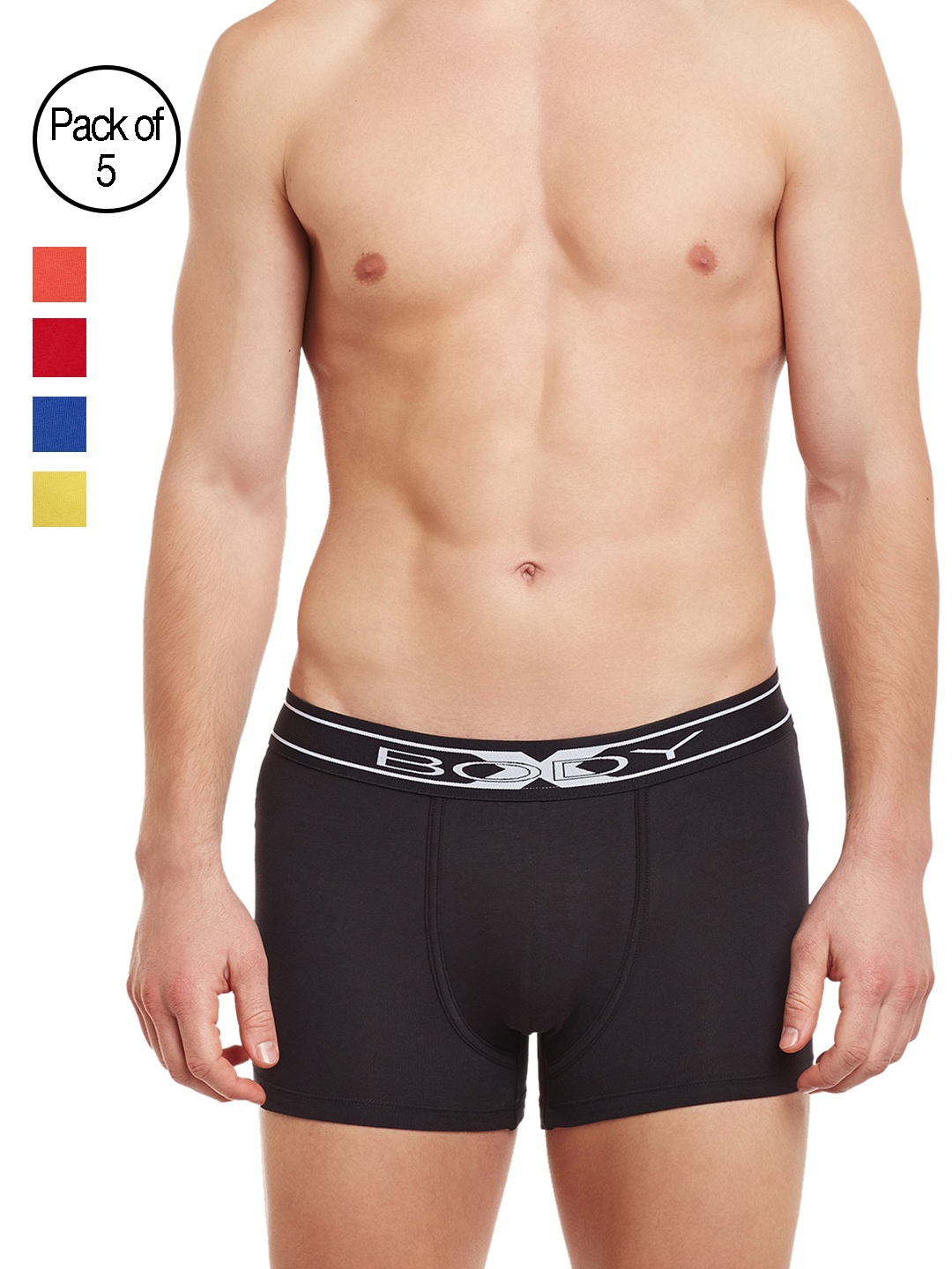 

BODYX Men Pack of 5 Assorted Trunks BX10T