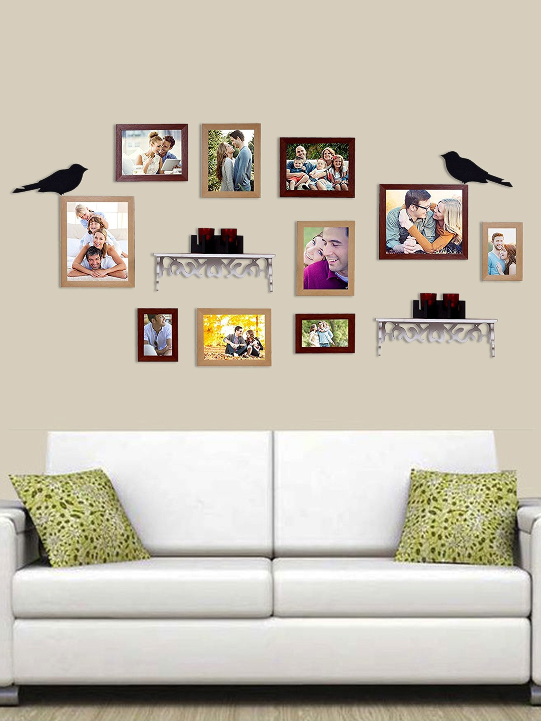 

Art Street Set of 10 Brown Photo Frames