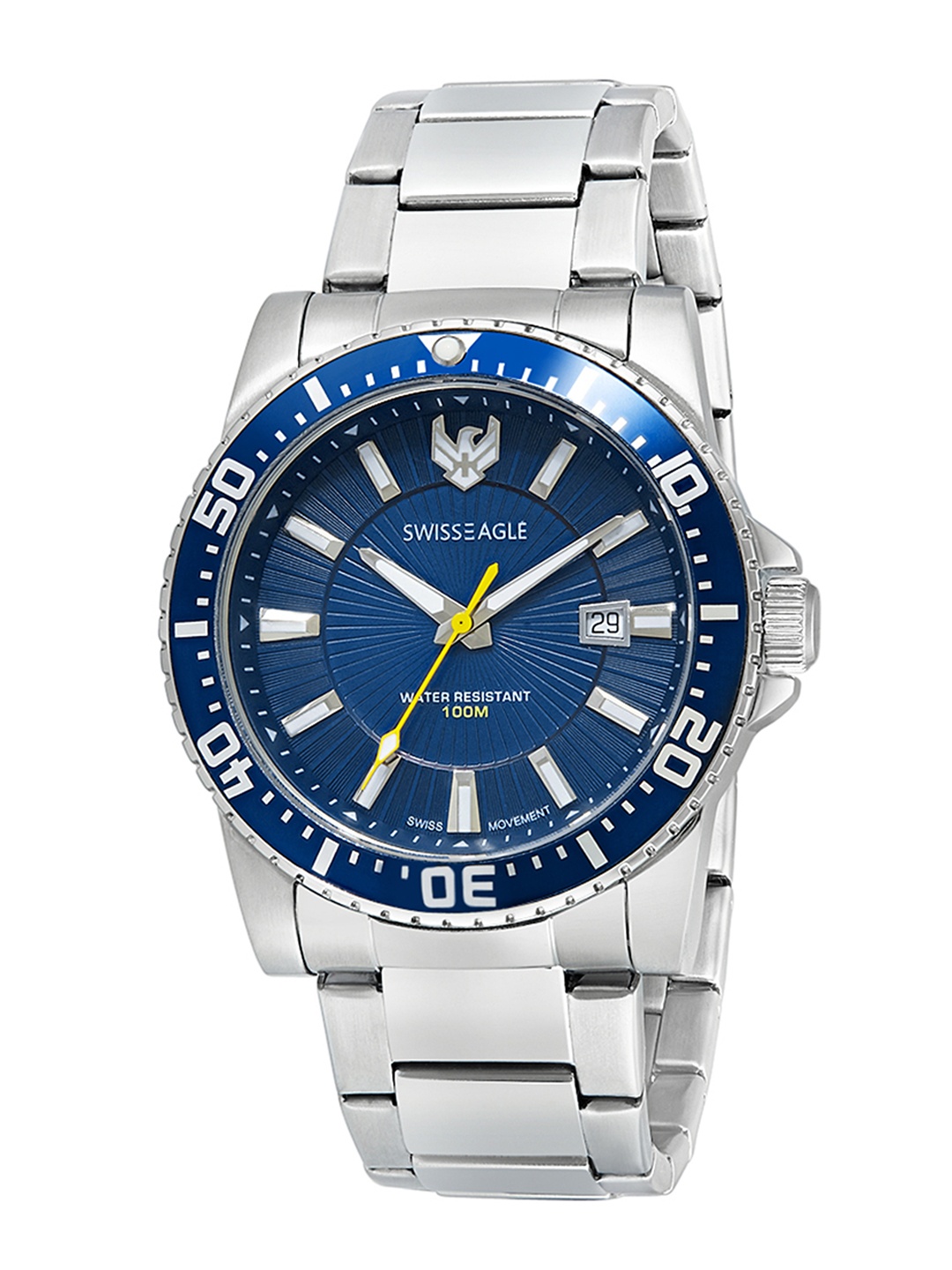 

Swiss Eagle Men Blue Analogue Watch SE-9153-11