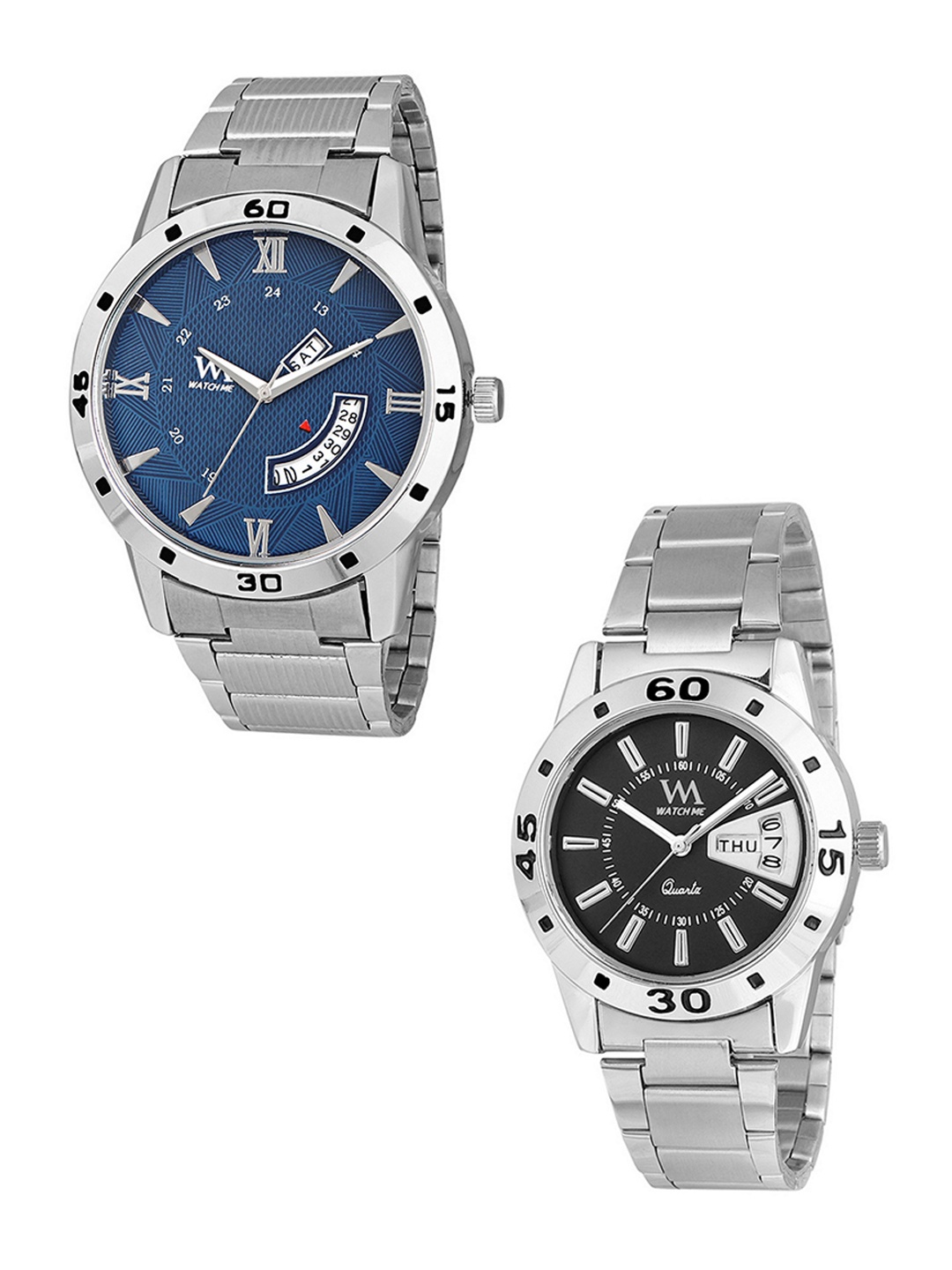 

WM His and Her Watch Gift Set DDWM-009-BK-DDWM-041, Blue