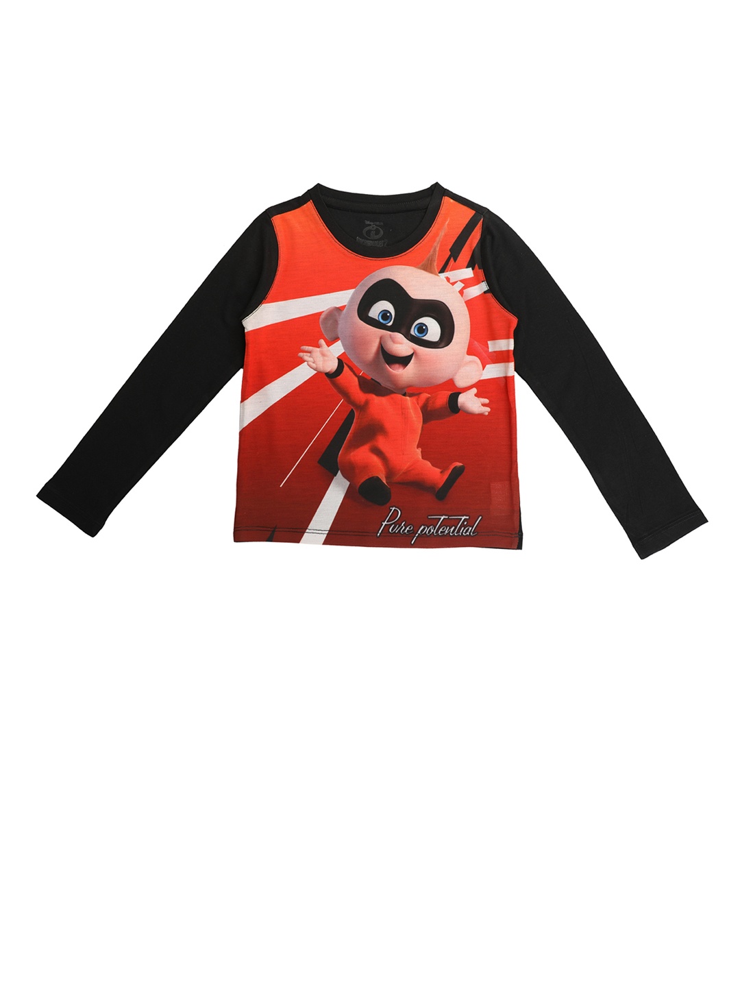 

Disney by Wear Your Mind Red Printed Round Neck T-shirt