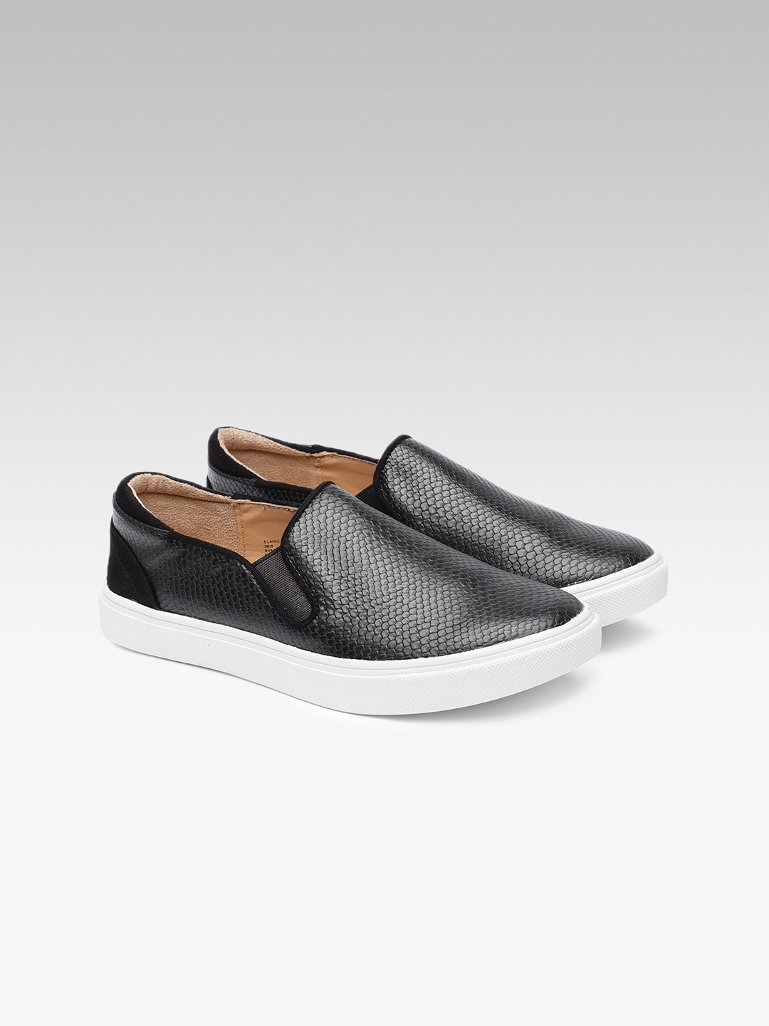 

Dune London Women Black Slip-On Sneakers