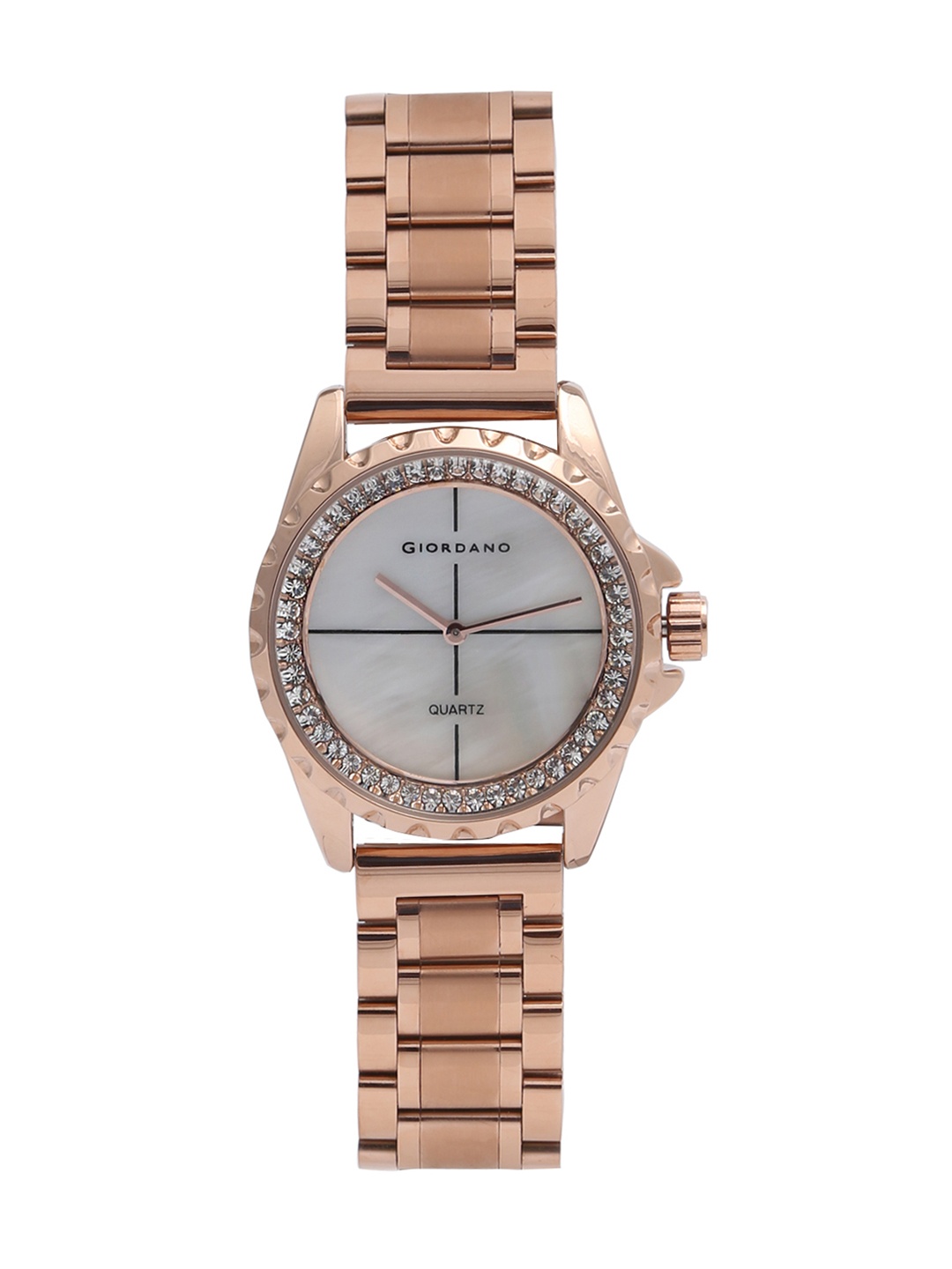 

GIORDANO Women Rose Gold Mother Of Pearl Analogue Watch C2106-11