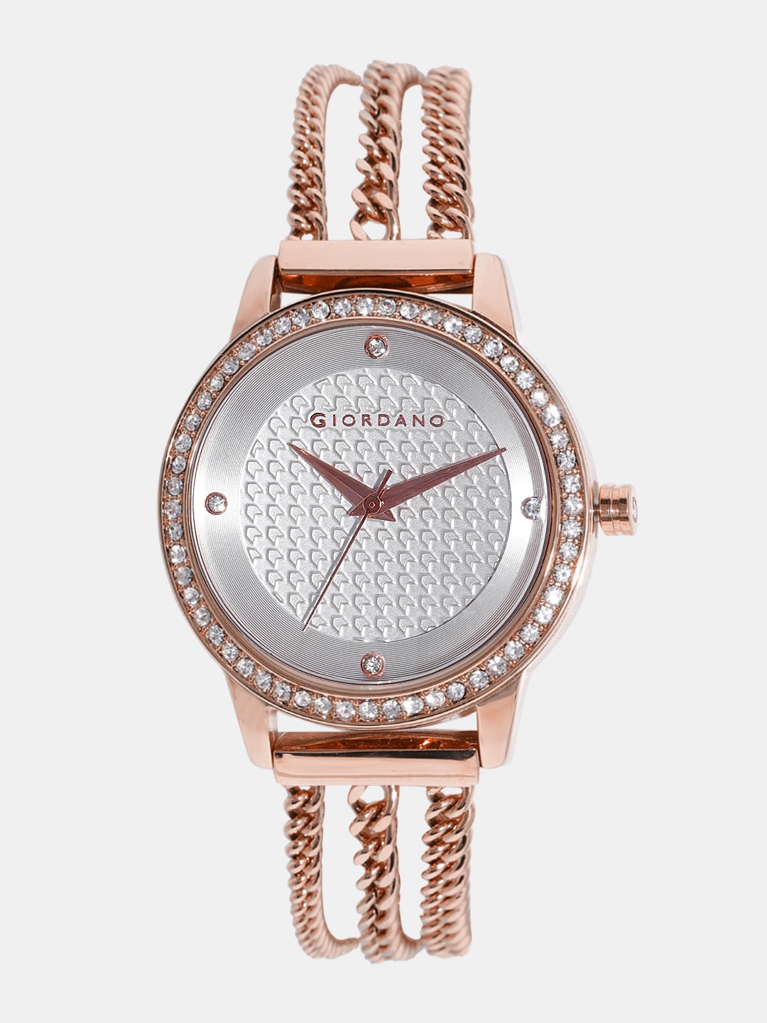 

GIORDANO Women Silver-Toned Analogue Watch A2046-33