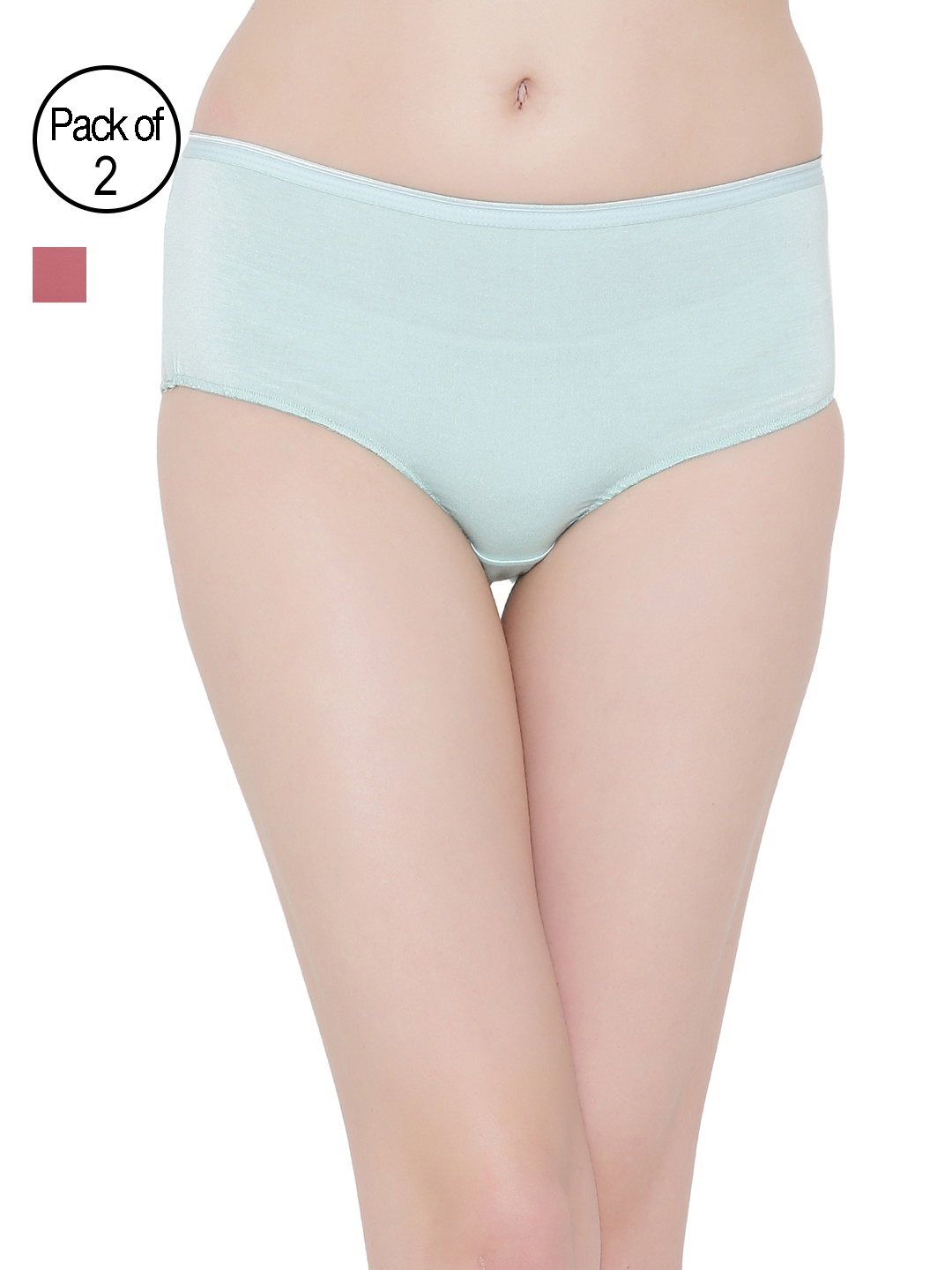 

Clovia Women Pack Of 2 Hipster Briefs COMPNC498XL, Blue
