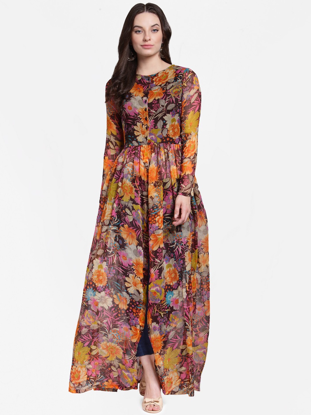 

Cation Multicoloured Printed Longline Tunic, Multi